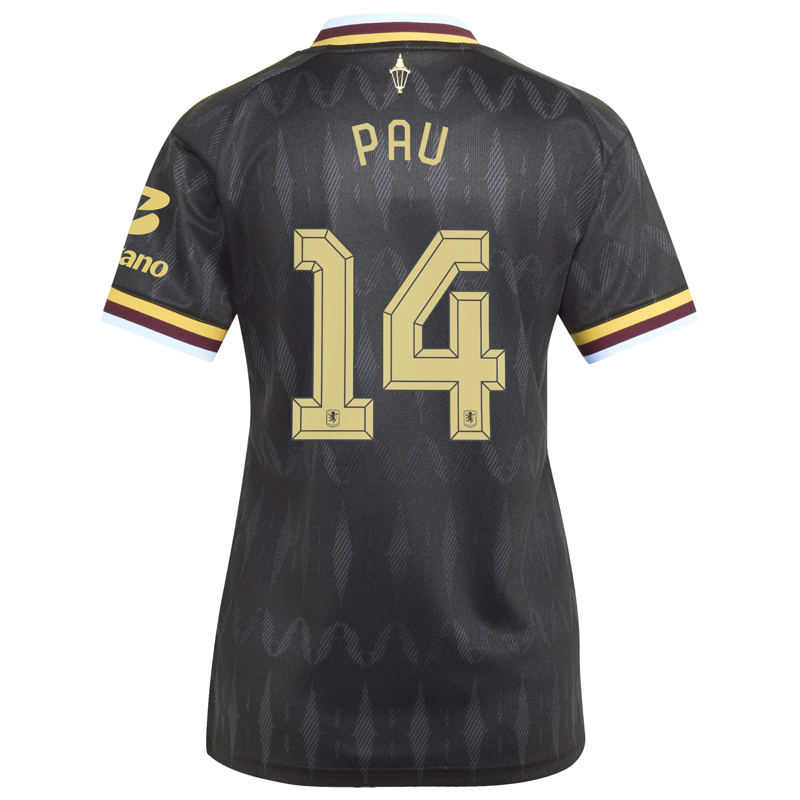 Aston Villa adidas Away Shirt 2026-27 - Womens with Pau 14 Cup
