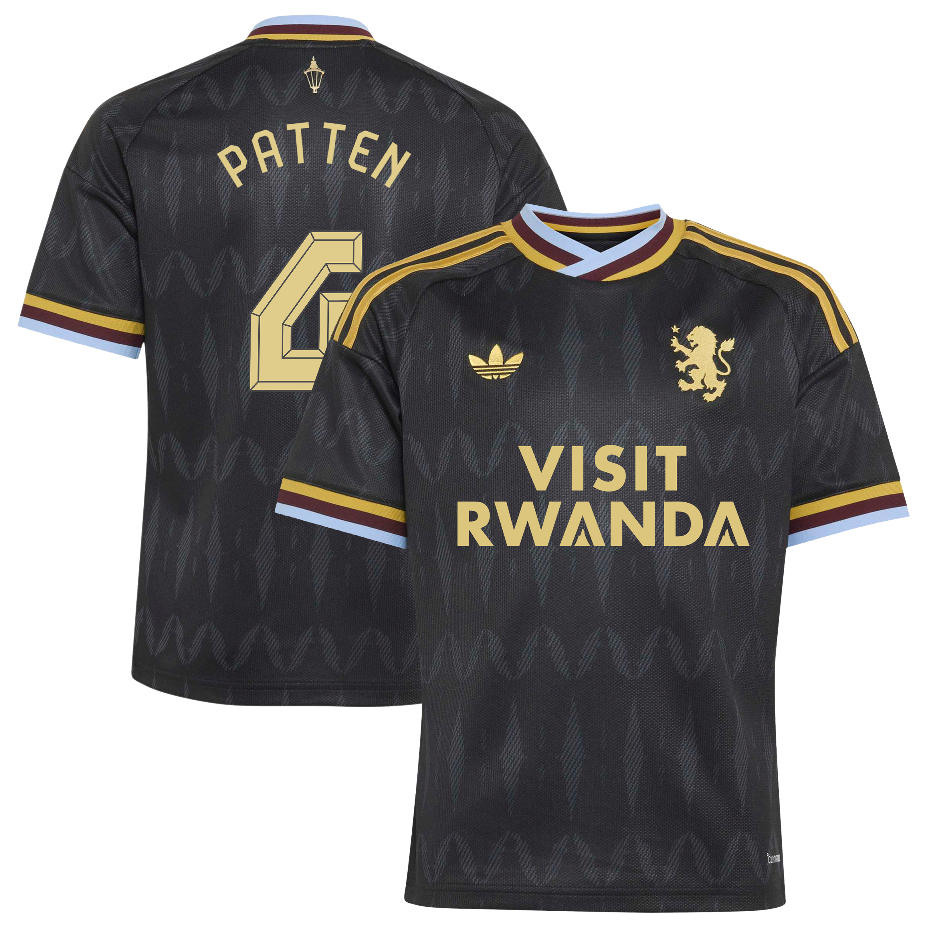 Aston Villa adidas Away Shirt 2026-27 - Kids with Patten 4 Cup printing