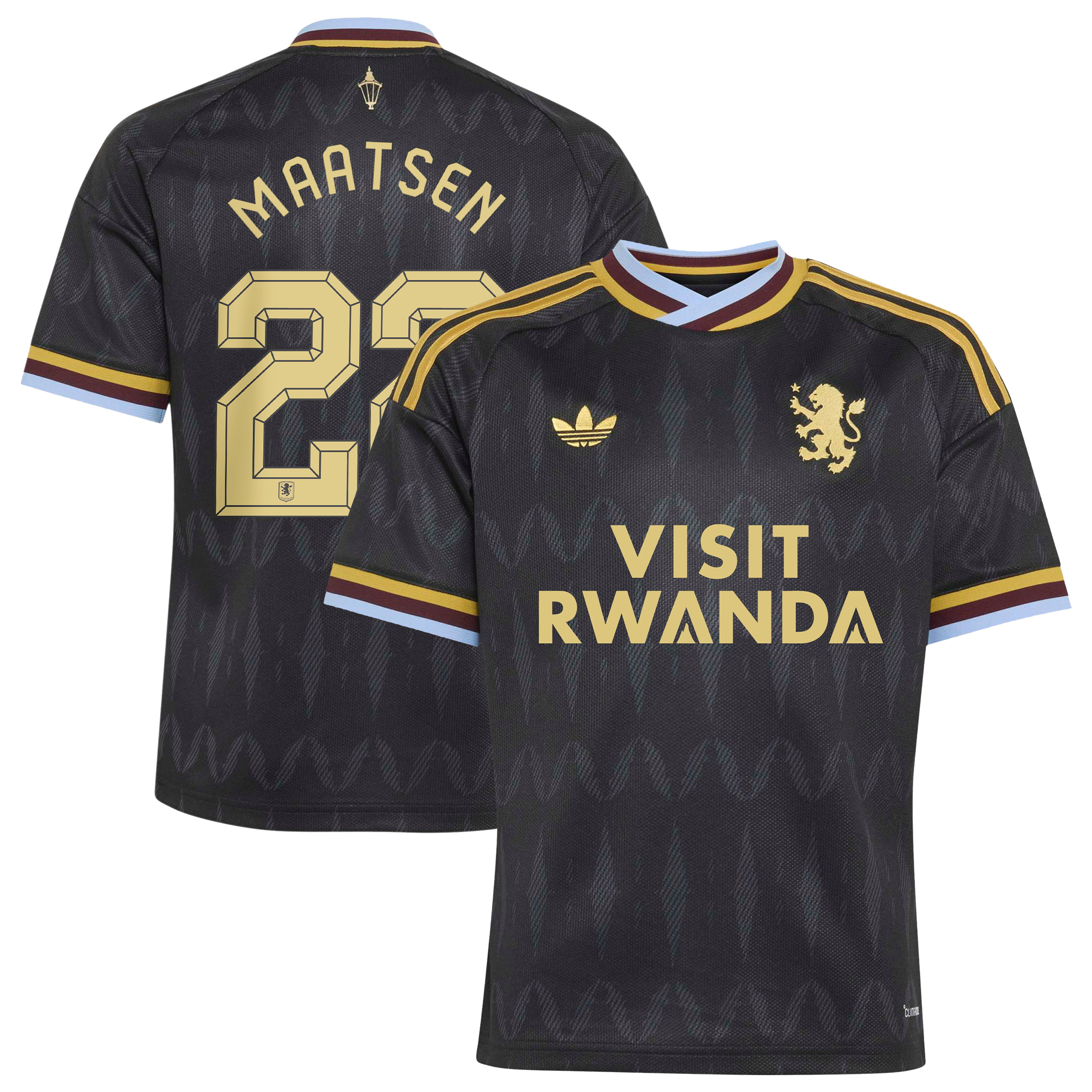 Aston Villa adidas Away Shirt 2026-27 - Kids with Maatsen 22 Cup printing