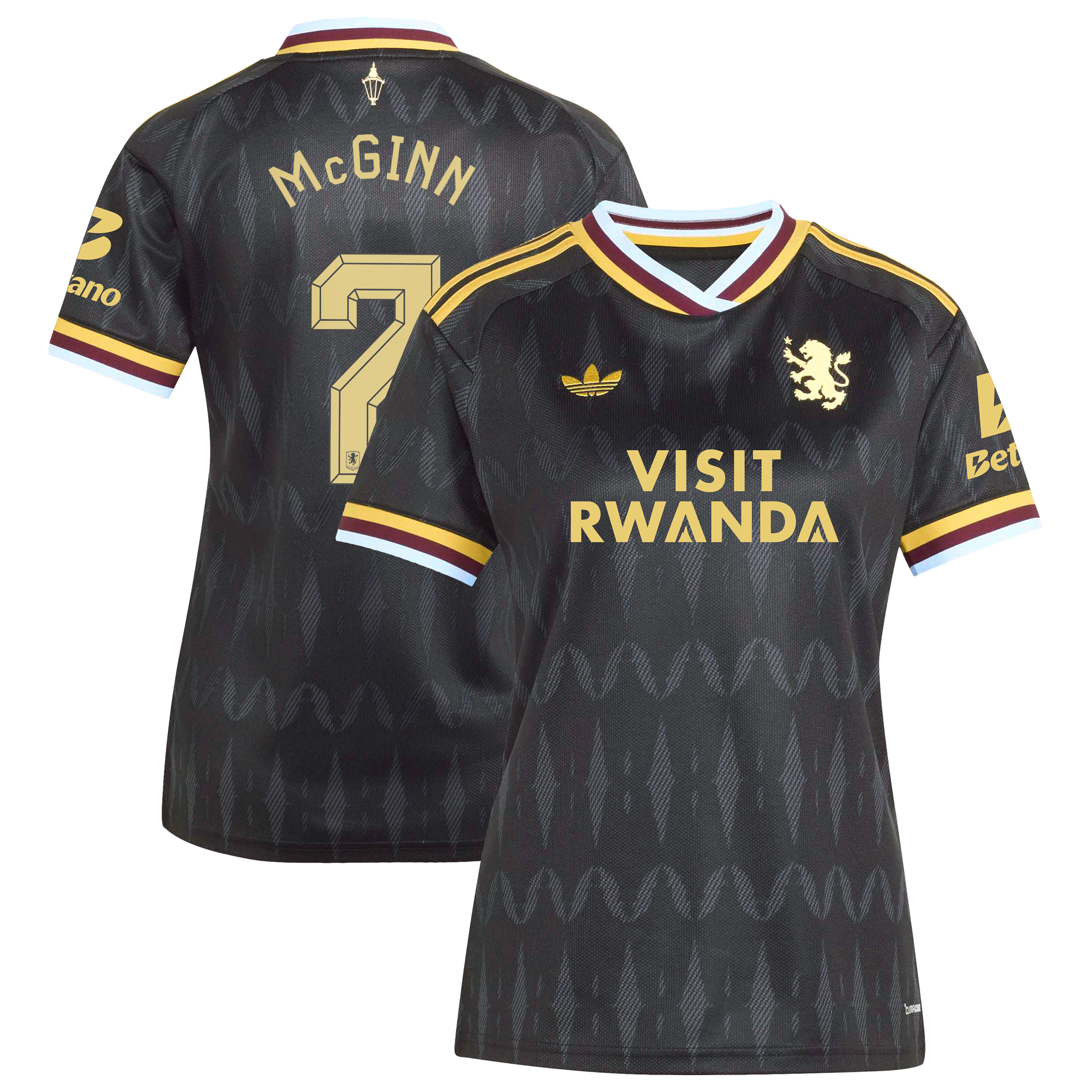 Aston Villa adidas Away Shirt 2026-27 - Womens with Mcginn 7 Cup printing, , rebel_hi-res