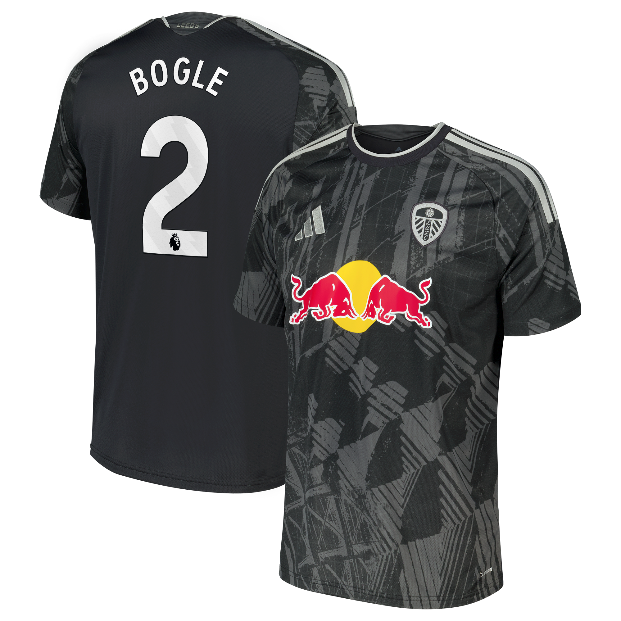 Leeds United adidas Third Shirt 2026-27 with Bogle 2 printing