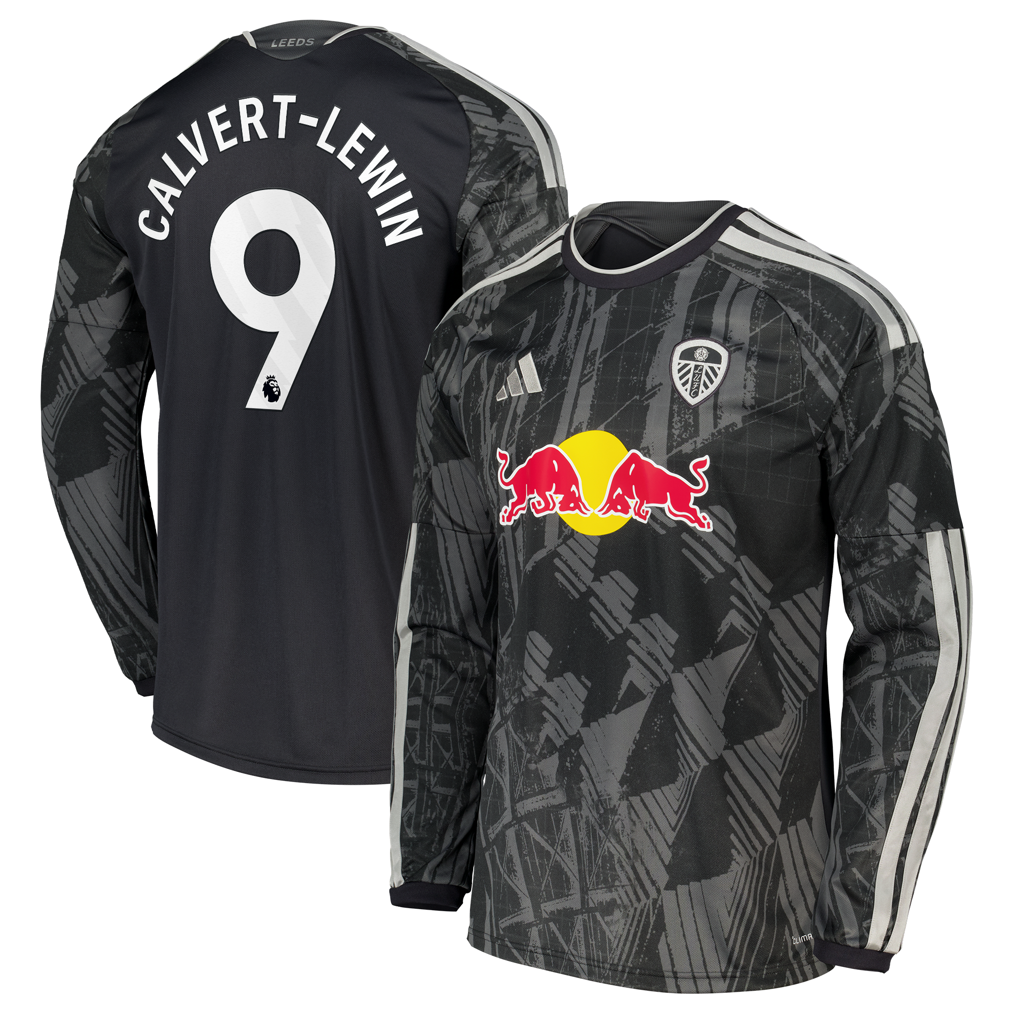 Leeds United adidas Third Shirt 2026-27 - Long Sleeve with Calvert-lewin 9 printing