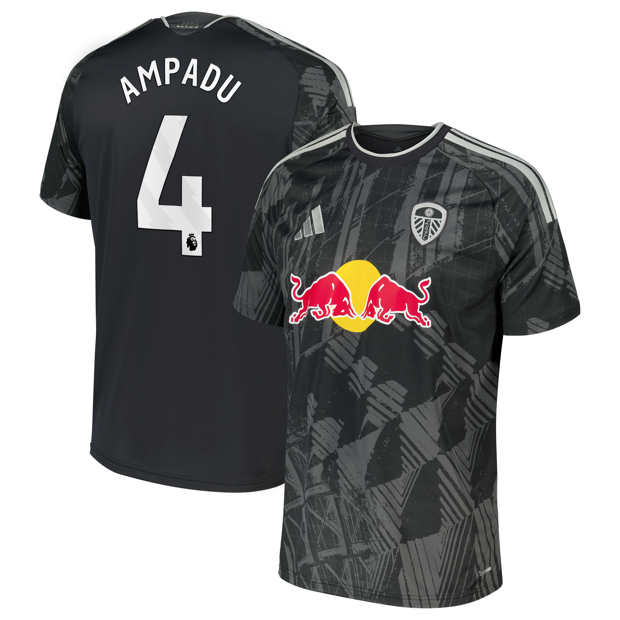 Leeds United adidas Third Shirt 2026-27 with Ampadu 4 printing