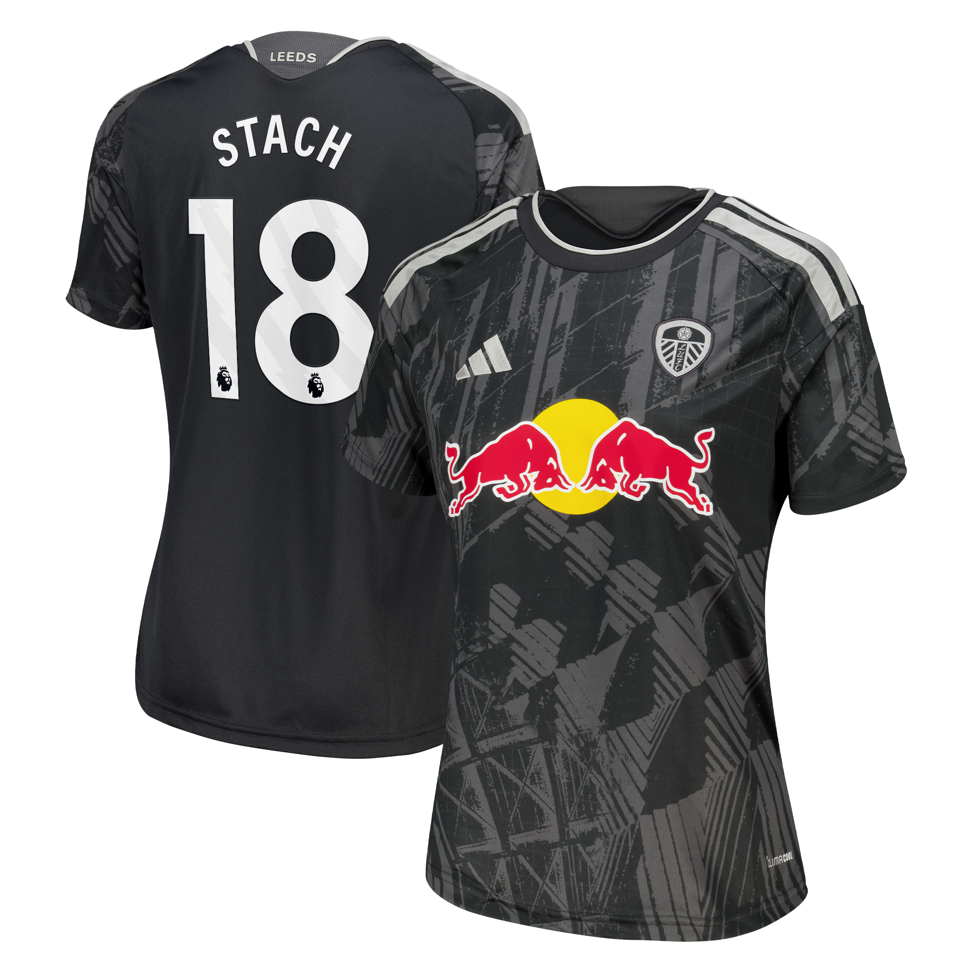 Leeds United adidas Third Shirt 2026-27 - Womens with Stach 18 printing