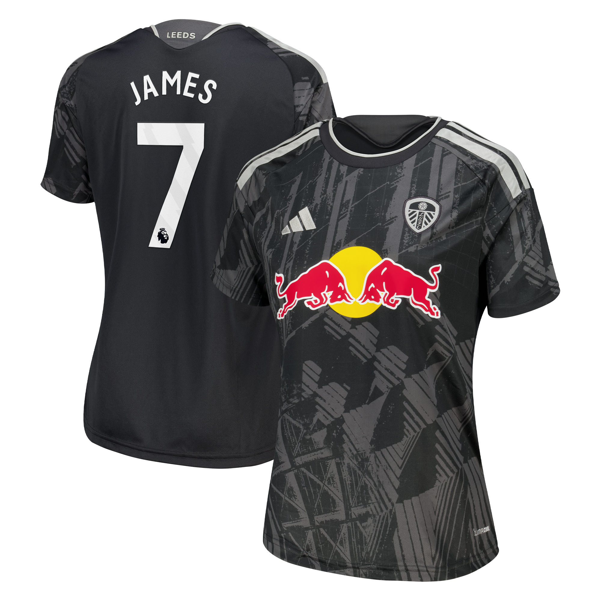 Leeds United adidas Third Shirt 2026-27 - Womens with James 7 printing