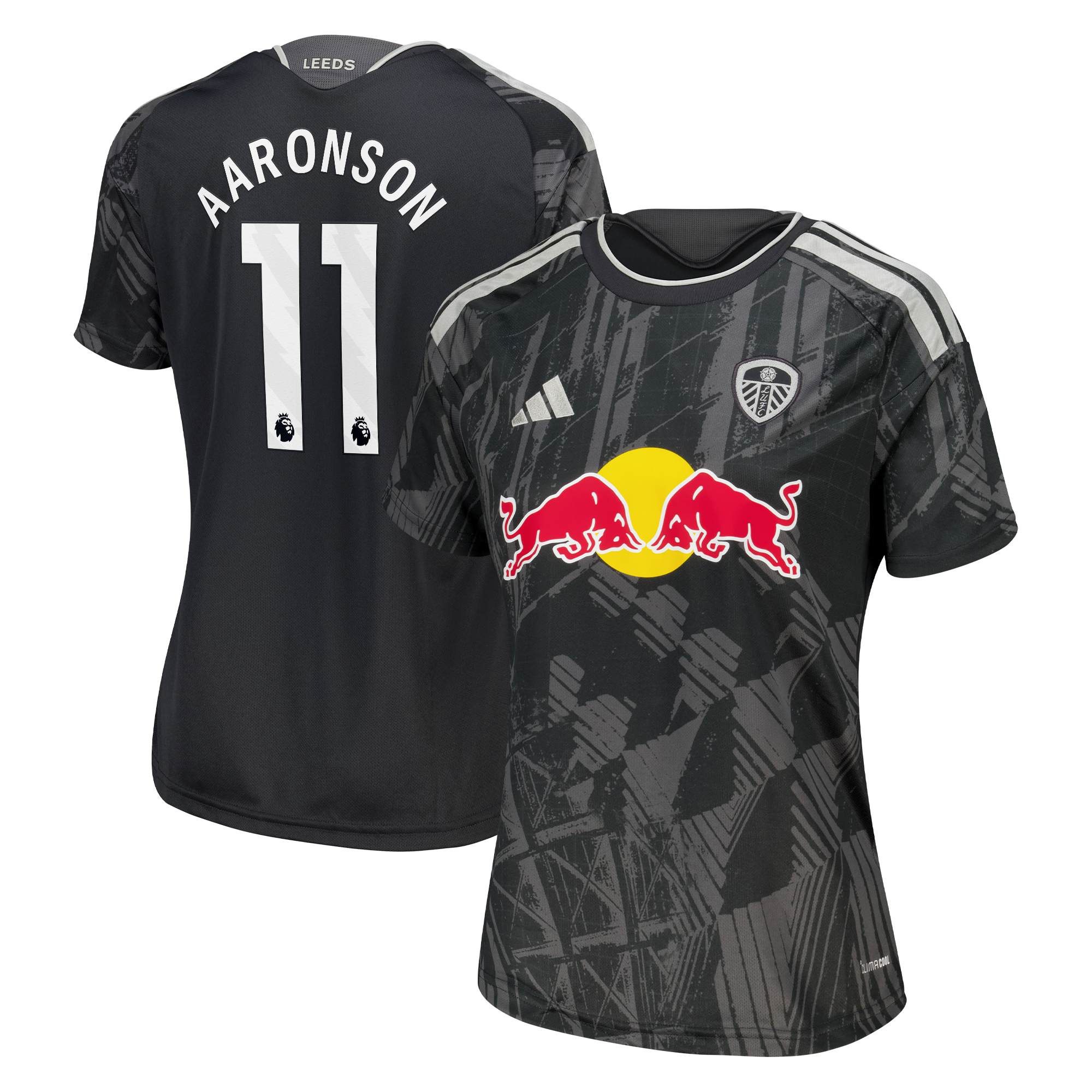 Leeds United adidas Third Shirt 2026-27 - Womens with Aaronson 11 printing