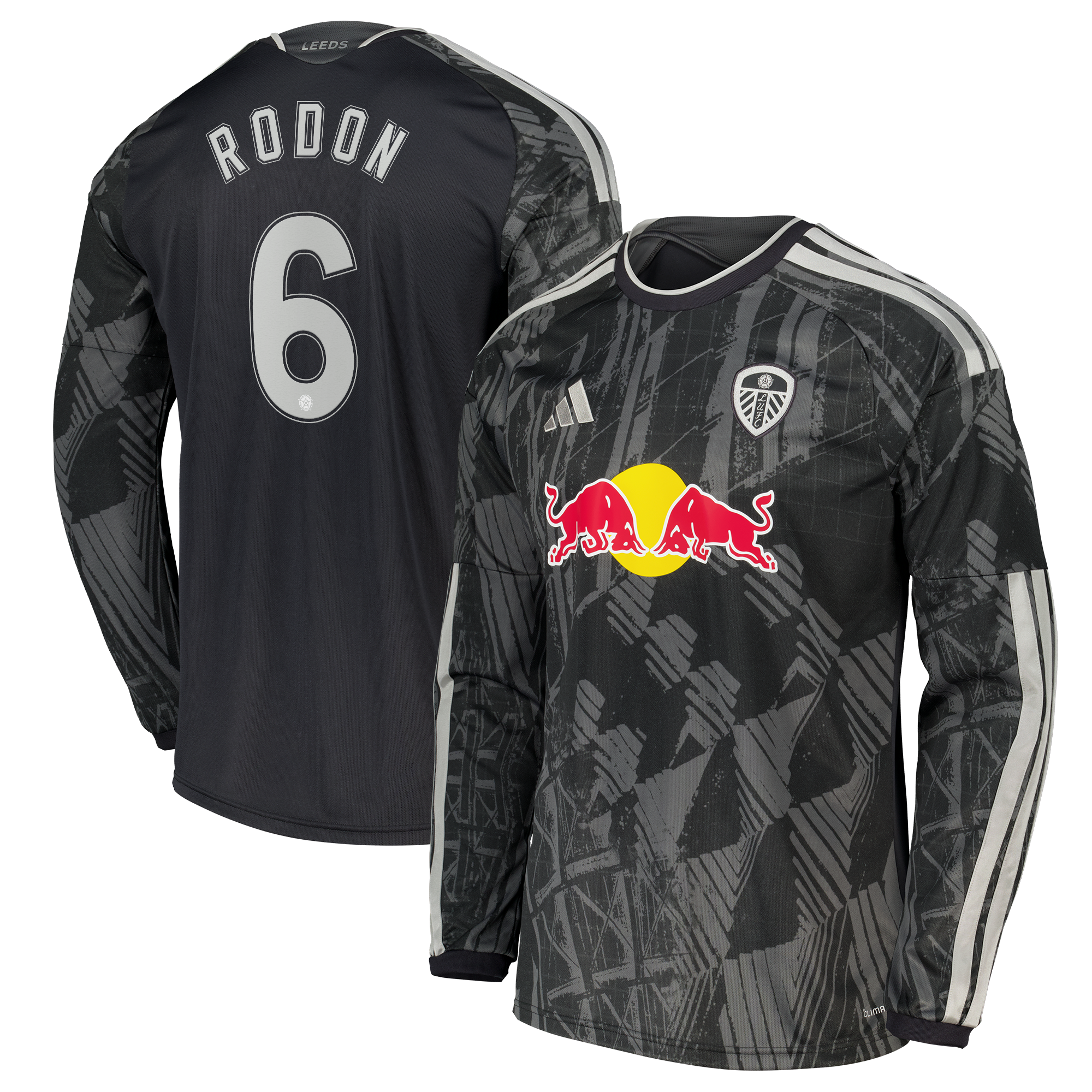 Leeds United adidas Third Shirt 2026-27 - Long Sleeve with Rodon 6 Cup printing