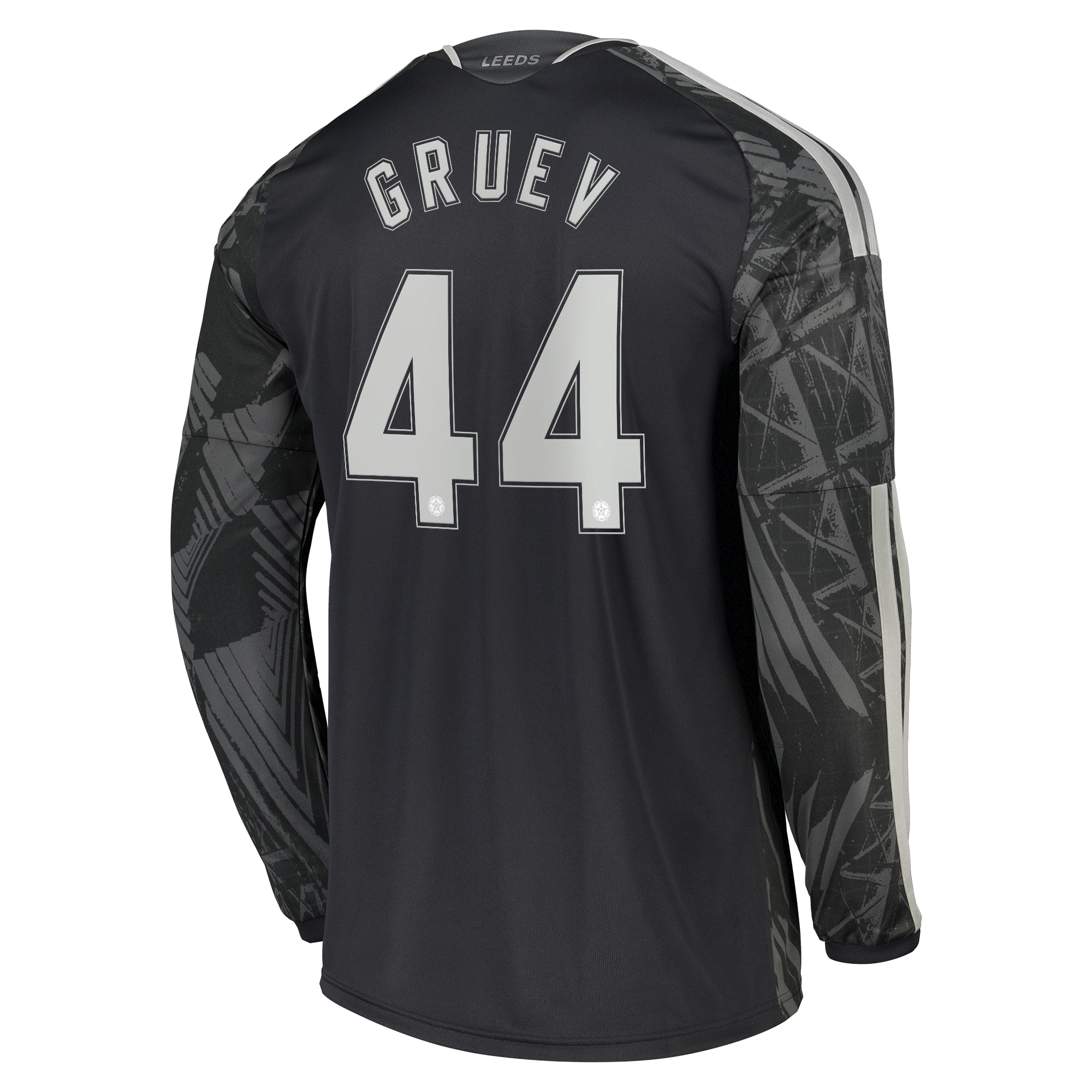 Leeds United adidas Third Shirt 2026-27 - Long Sleeve with Gruev 44 Cup printing, , rebel_hi-res