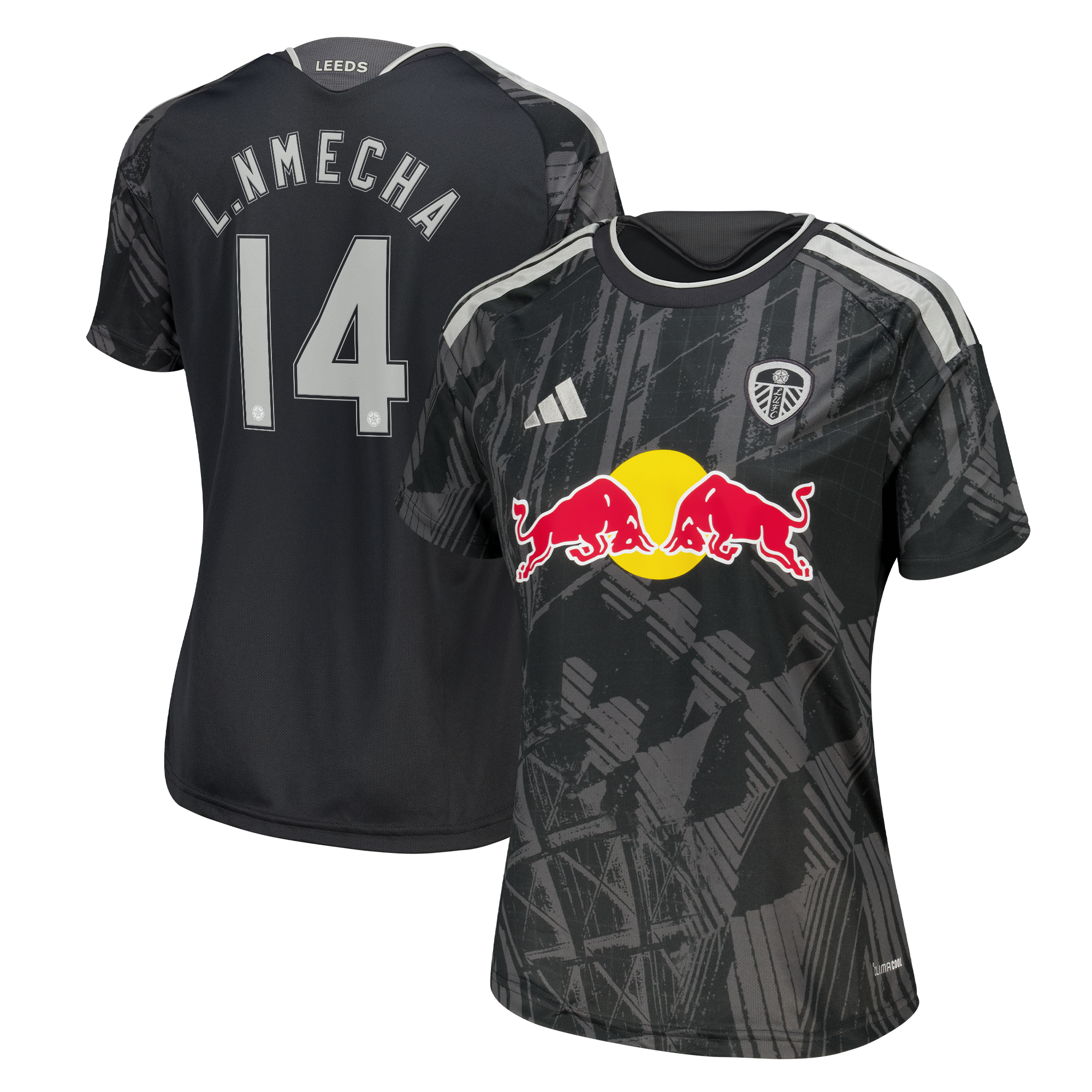 Leeds United adidas Third Shirt 2026-27 - Womens with L. Nmecha 14 Cup printing