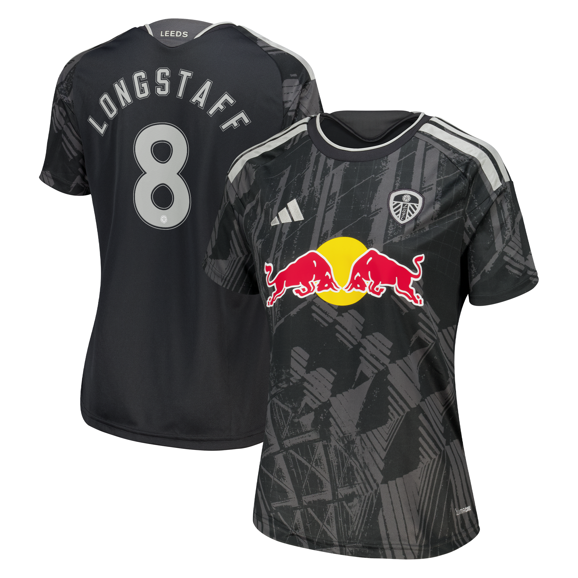 Leeds United adidas Third Shirt 2026-27 - Womens with Longstaff 8 Cup printing