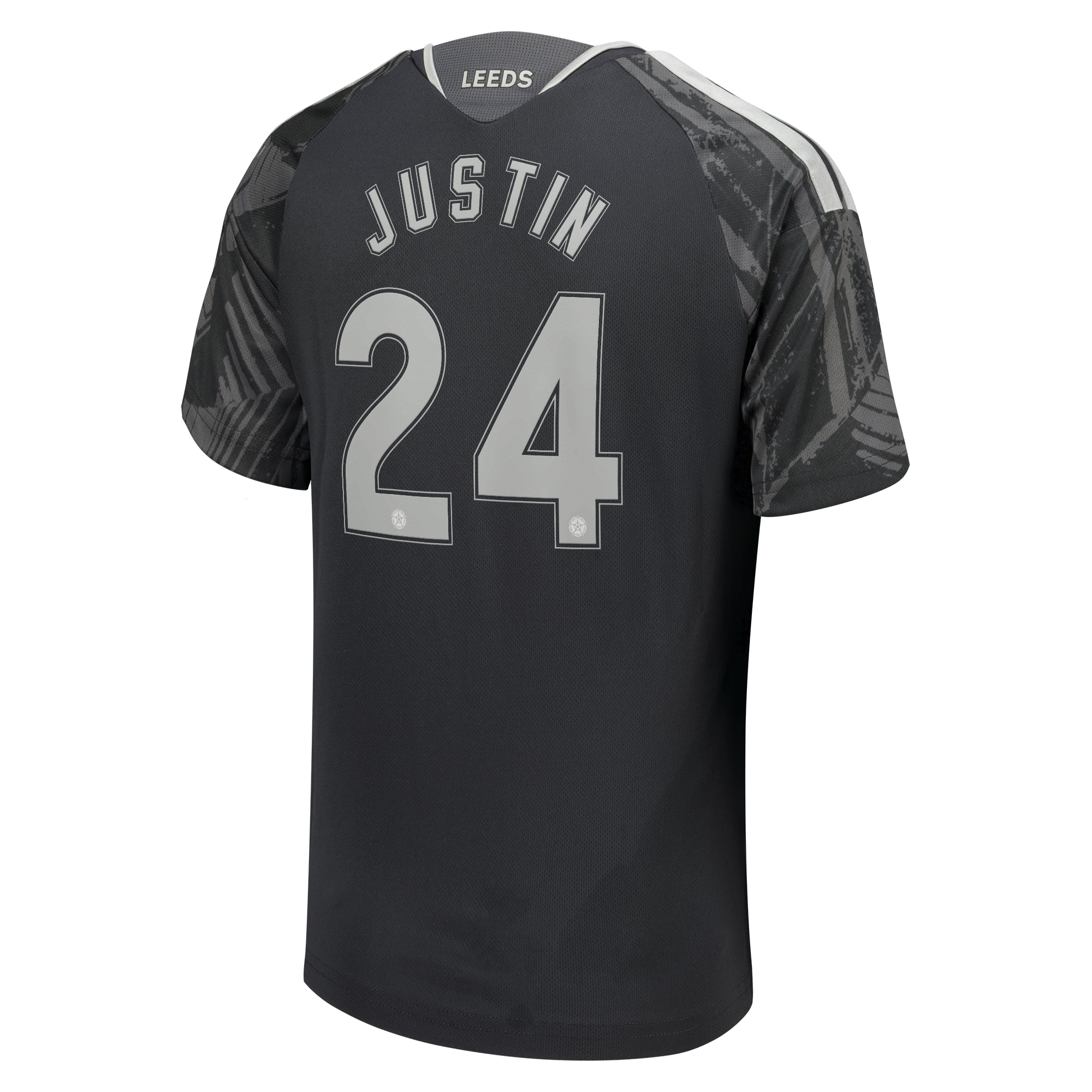 Leeds United adidas Third Shirt 2026-27 - Kids with Justin 24 Cup