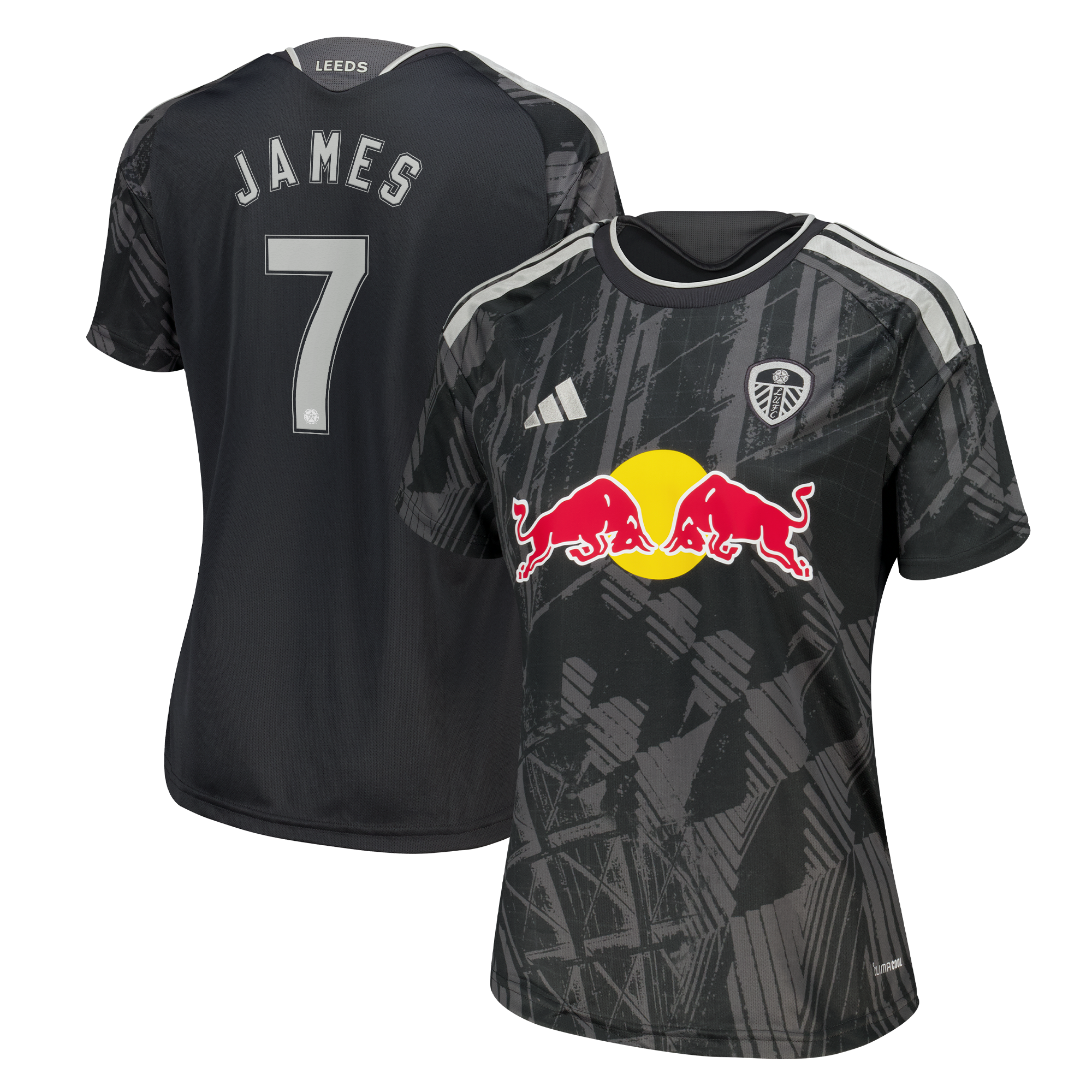 Leeds United adidas Third Shirt 2026-27 - Womens with James 7 Cup printing