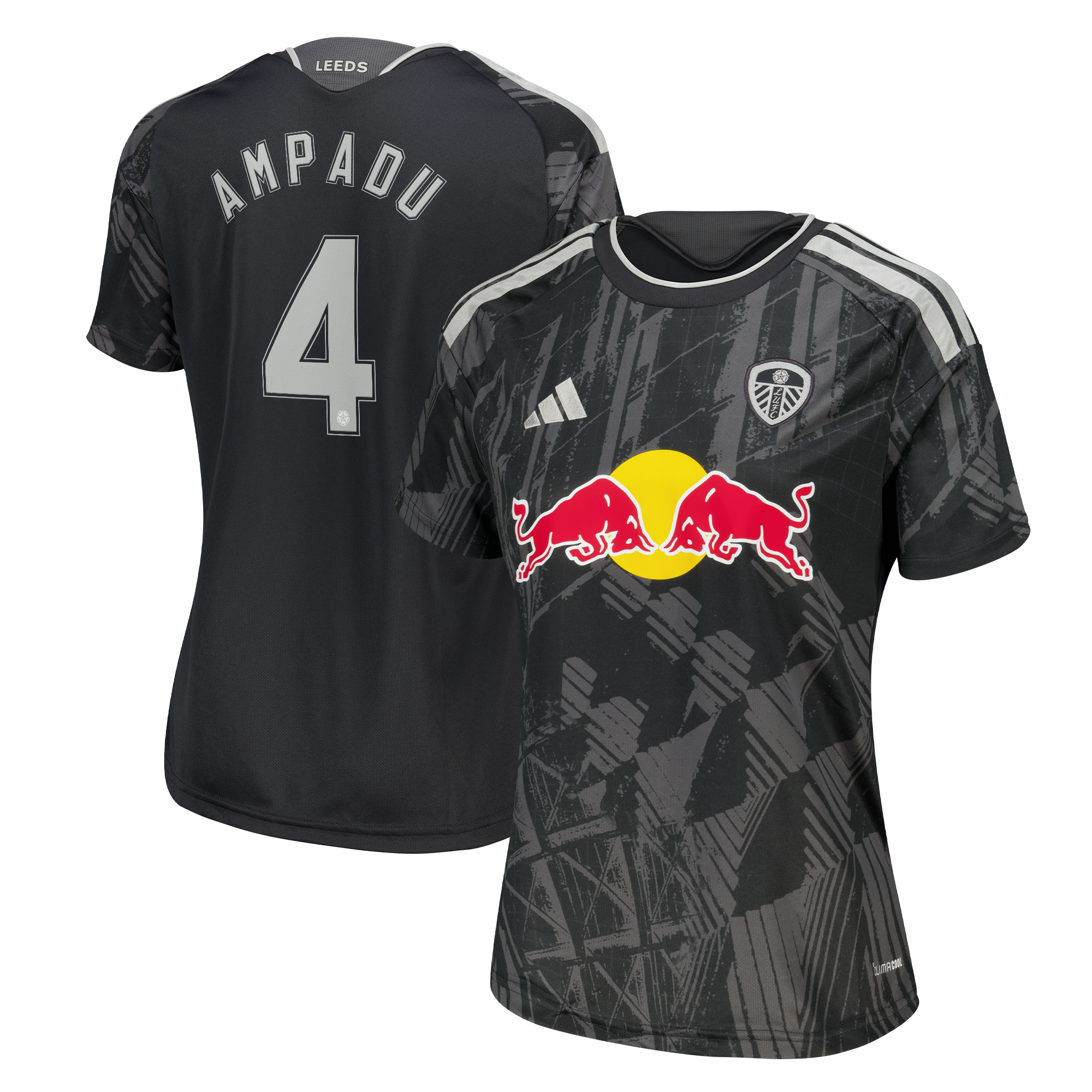 Leeds United adidas Third Shirt 2026-27 - Womens with Ampadu 4 Cup printing