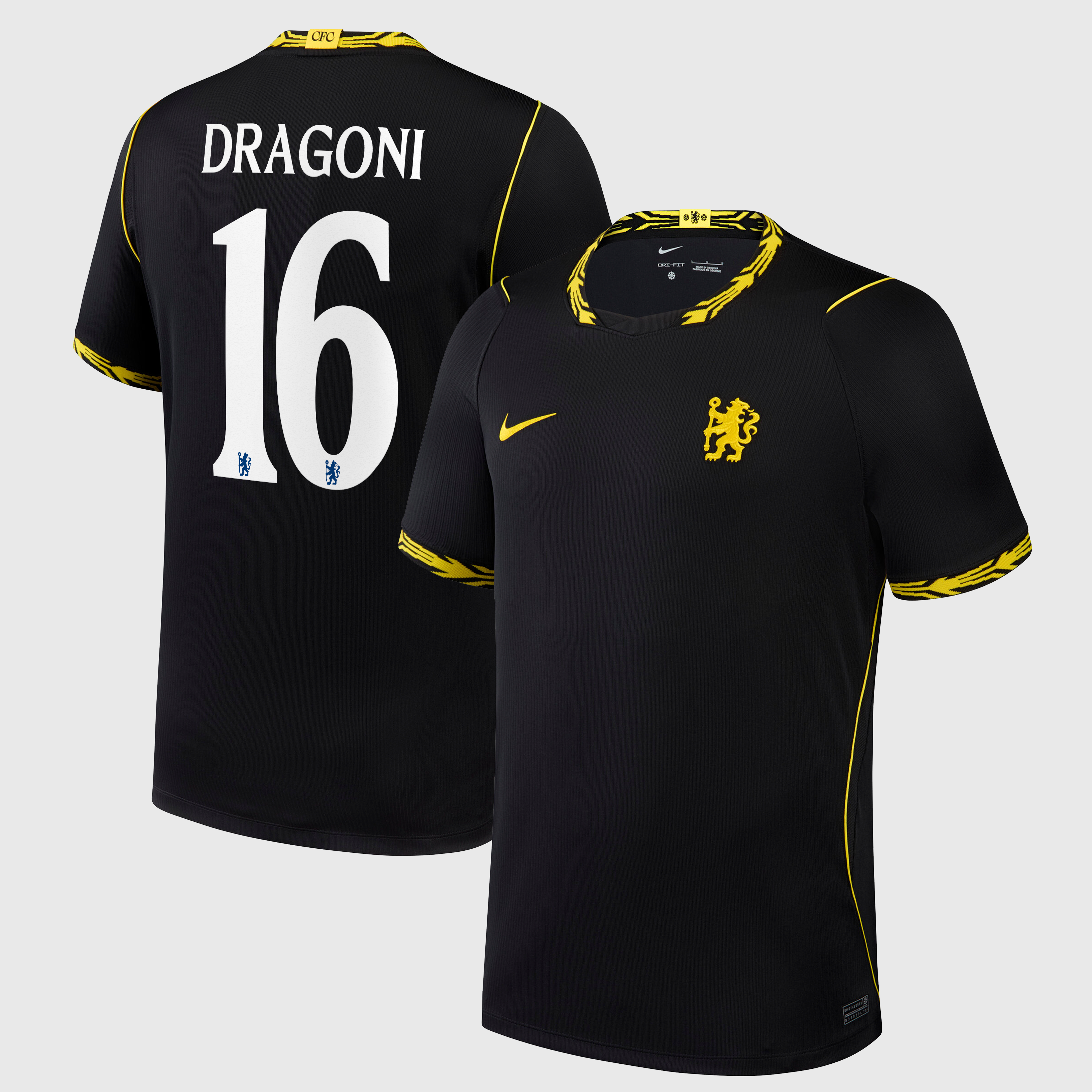 Chelsea Cup Nike Away Stadium Shirt 2026-27 with Dragoni 16 printing, , rebel_hi-res