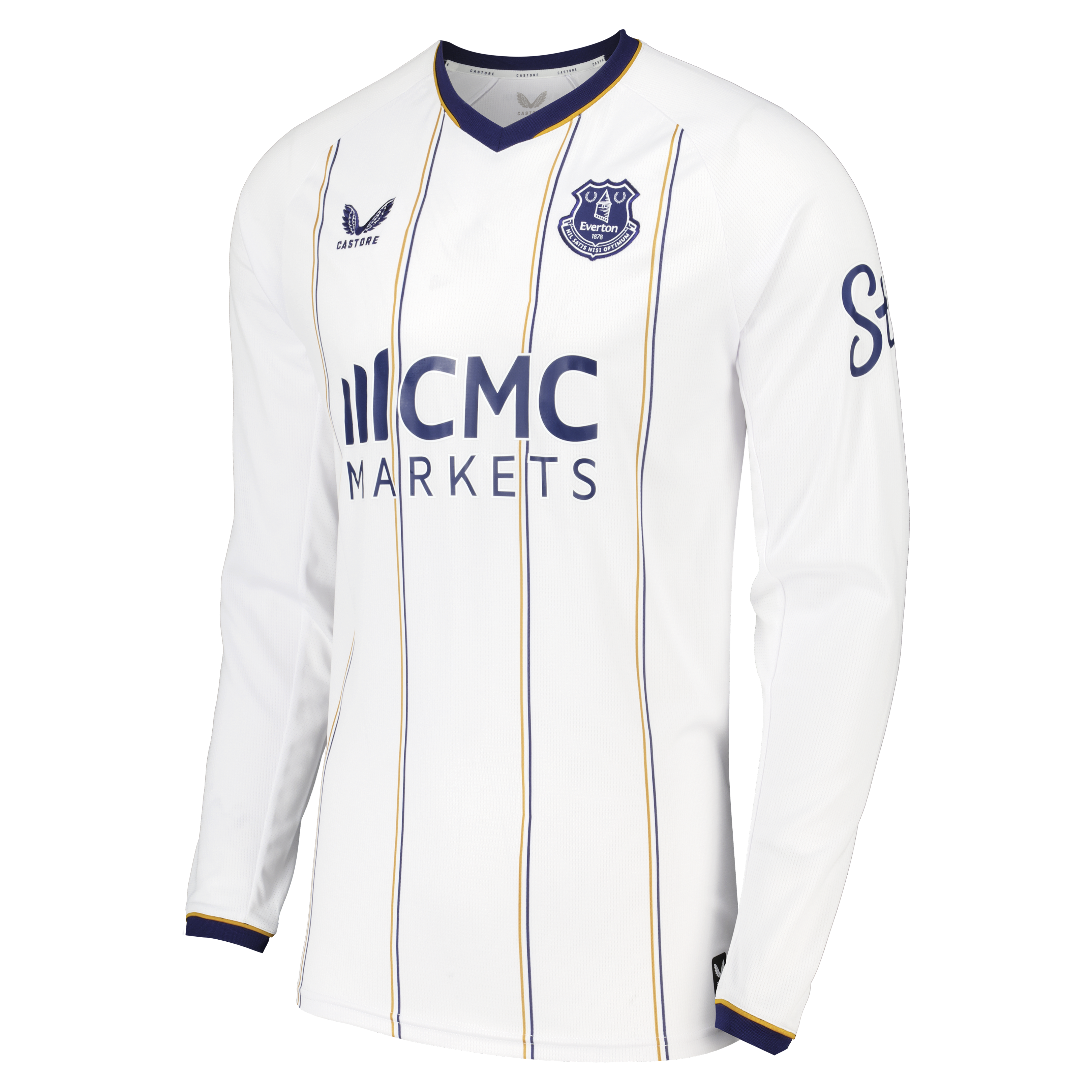 Everton Castore Away Replica Shirt 2026-27 - Long Sleeve with N&oslash;rgaard 23 printing, , rebel_hi-res