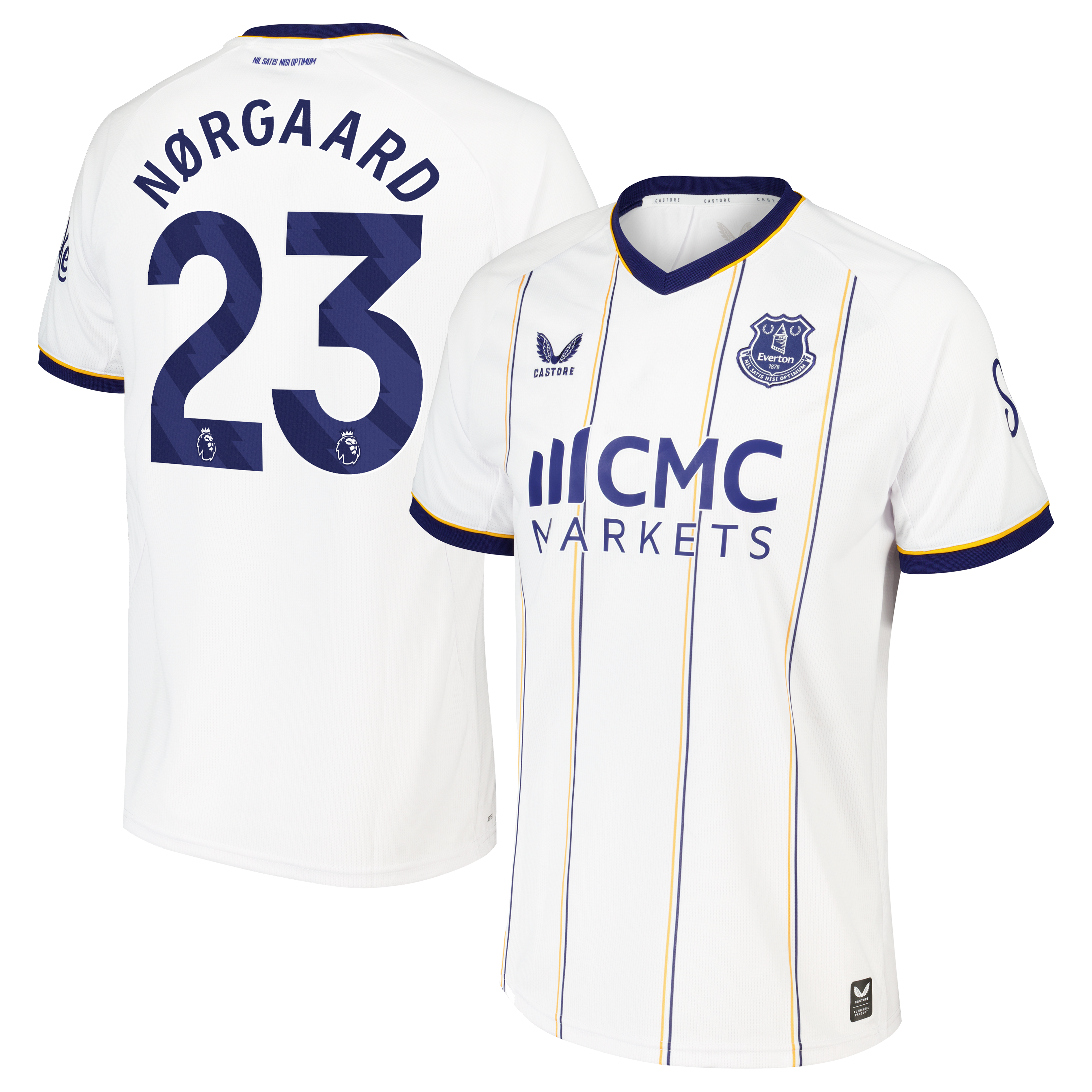 Everton Castore Away Replica Shirt 2026-27 with N&oslash;rgaard 23 printing, , rebel_hi-res