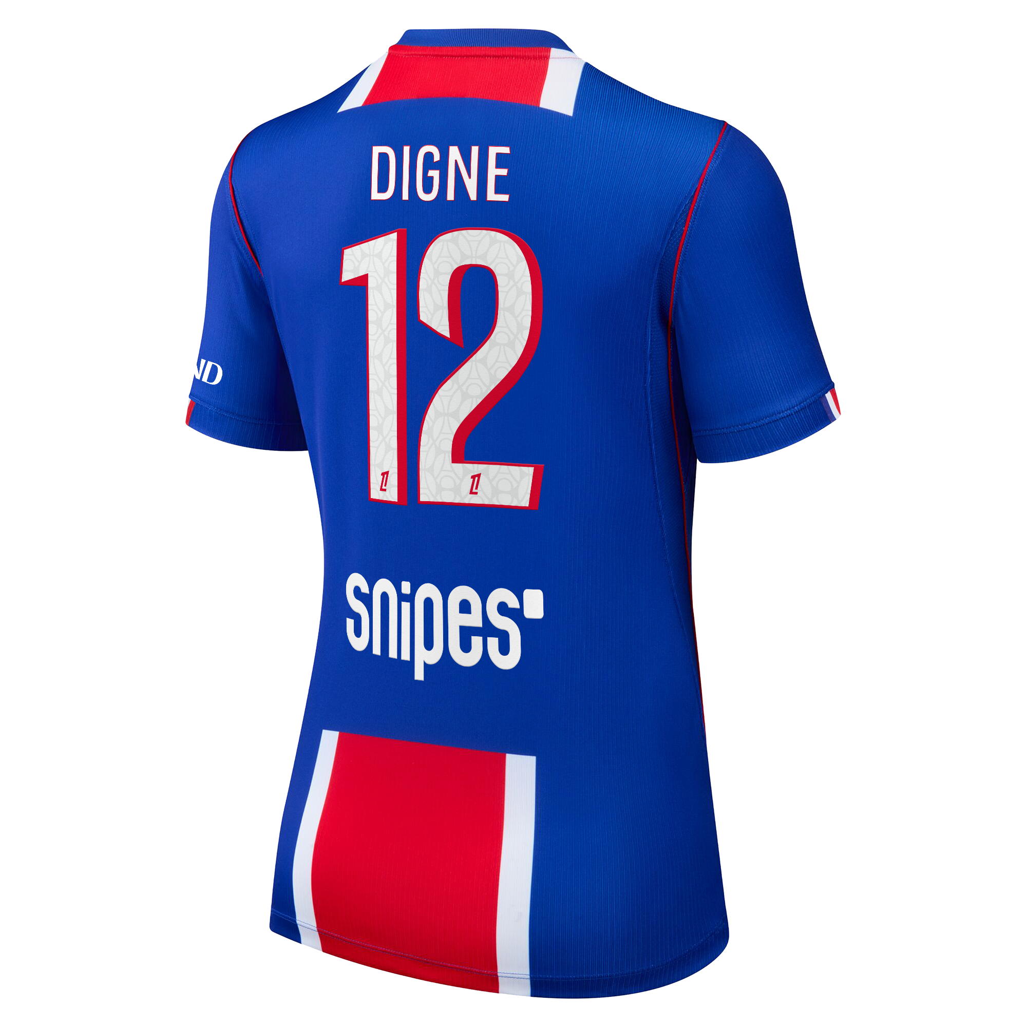 PSG Nike Home Stadium Shirt 2026-27 - Womens with Digne 12 printing, , rebel_hi-res