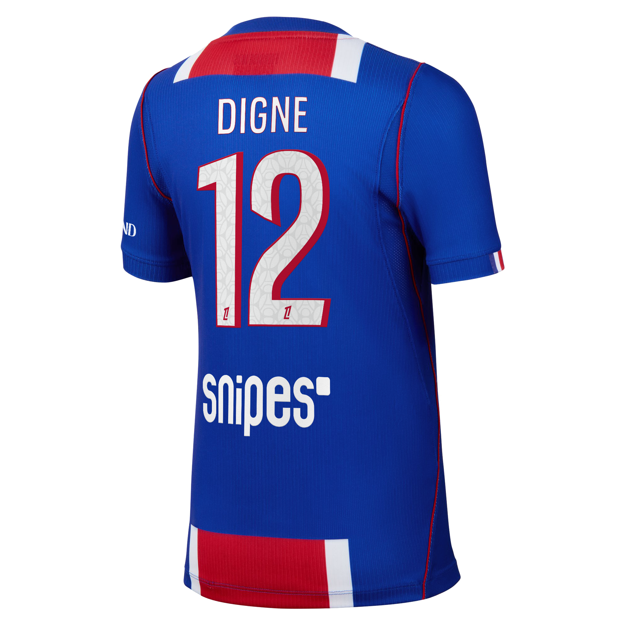 PSG Nike Home Stadium Shirt 2026-27 - Kids with Digne 12 printing, , rebel_hi-res