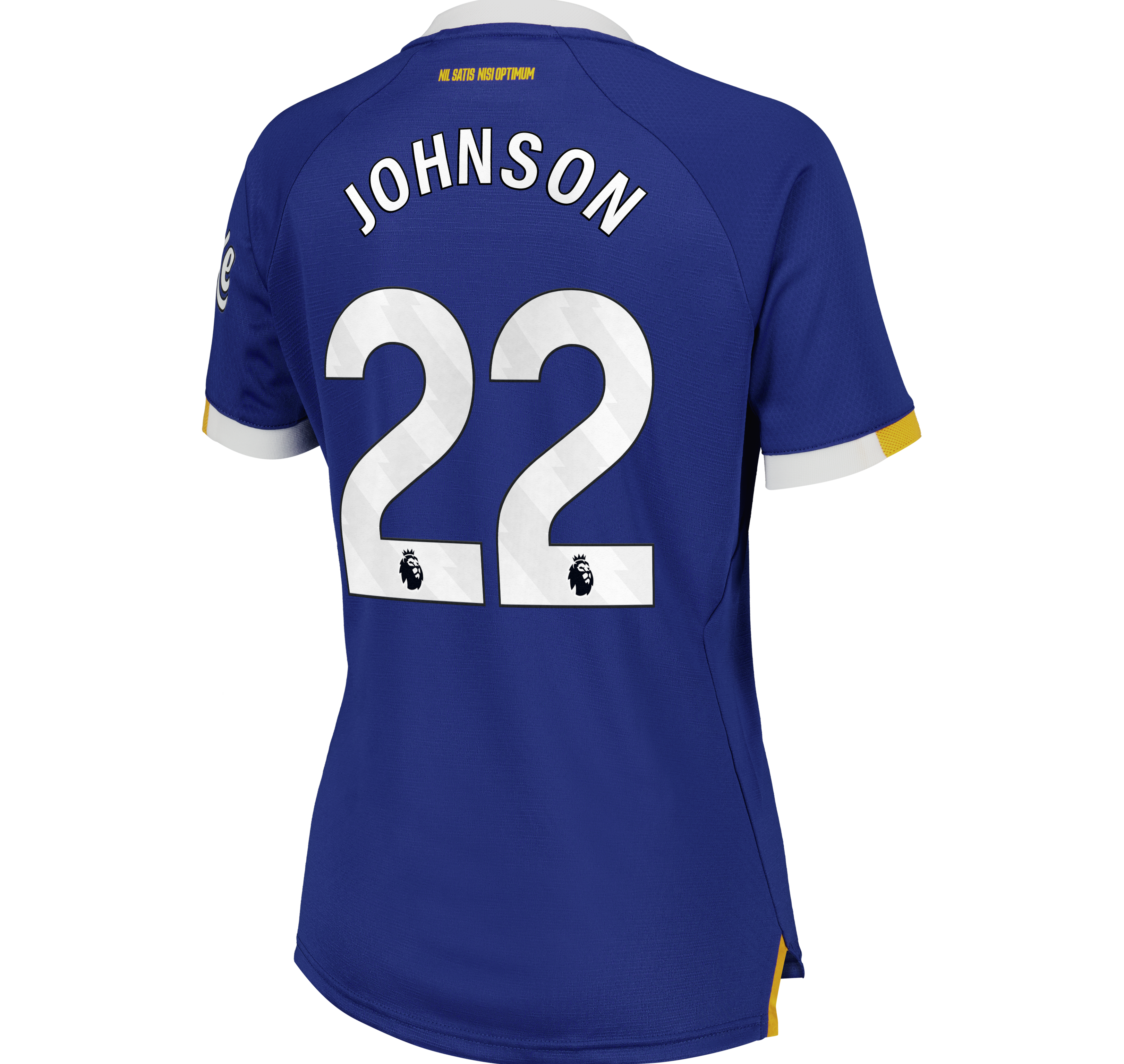 Everton Castore Home Pro Shirt 2026-27 - Womens with Johnson 22 printing, , rebel_hi-res