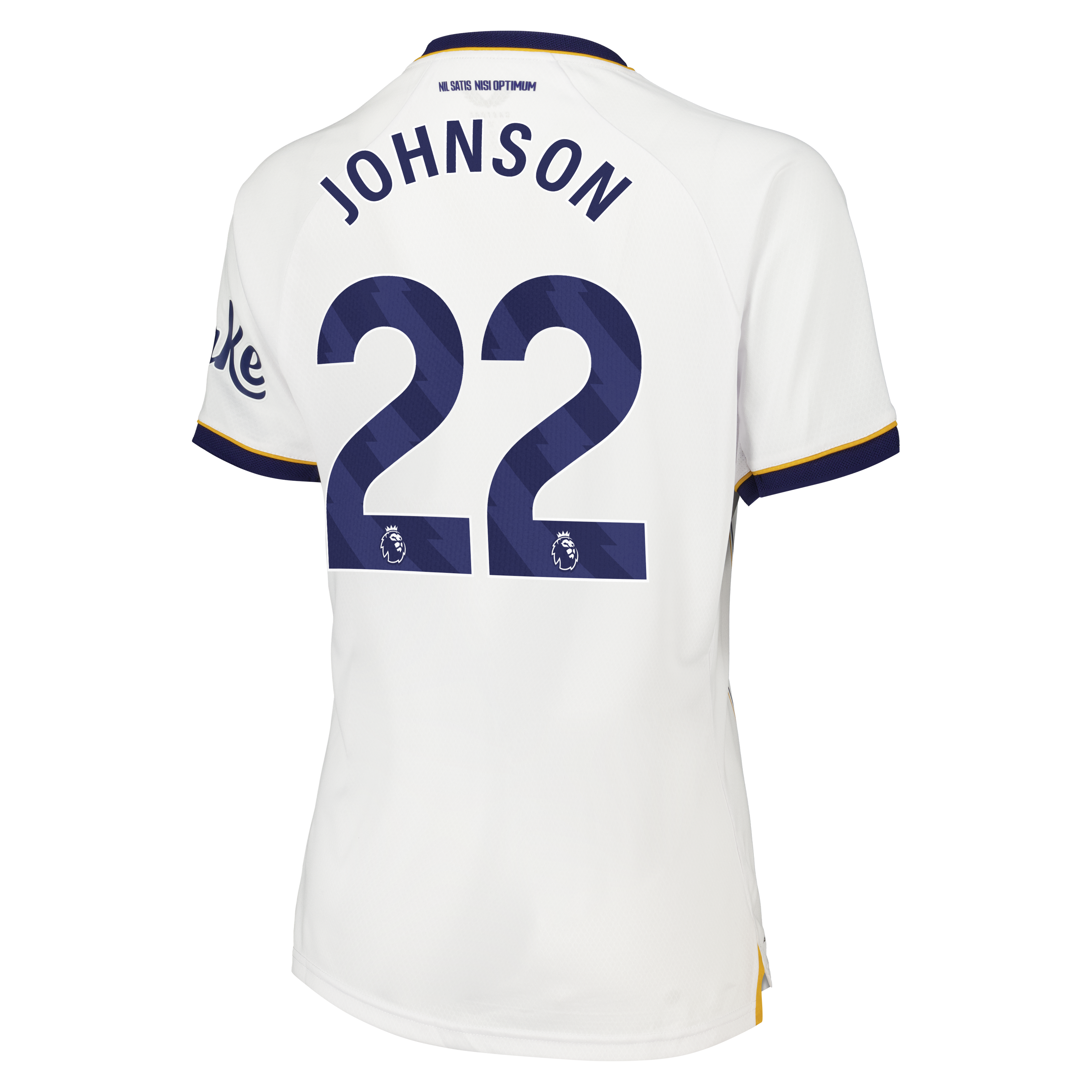 Everton Castore Away Pro Shirt 2026-27 - Womens with Johnson 22 printing, , rebel_hi-res
