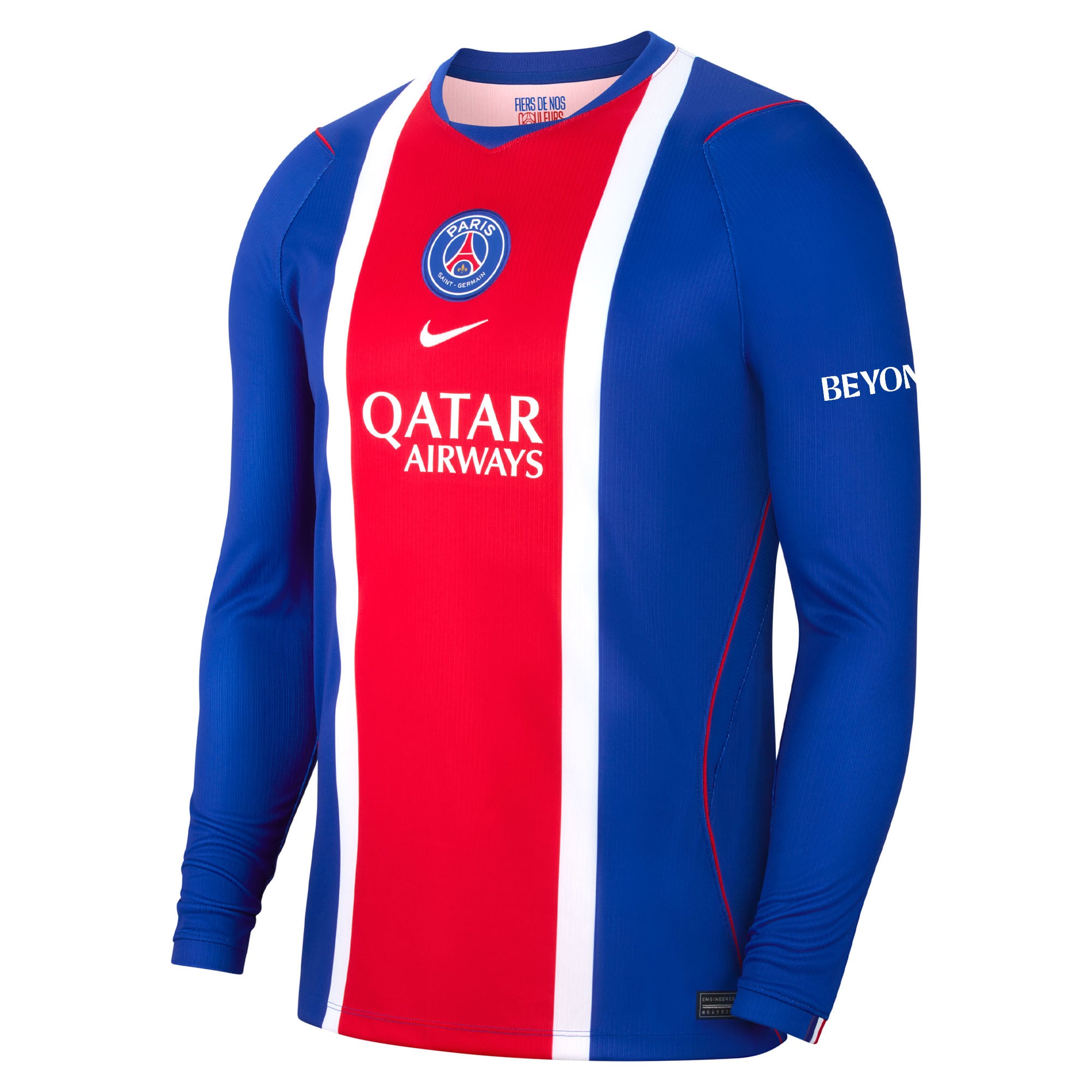 PSG Nike Home Stadium Long Sleeve Shirt 2026-27 with Ferran 9 printing, , rebel_hi-res