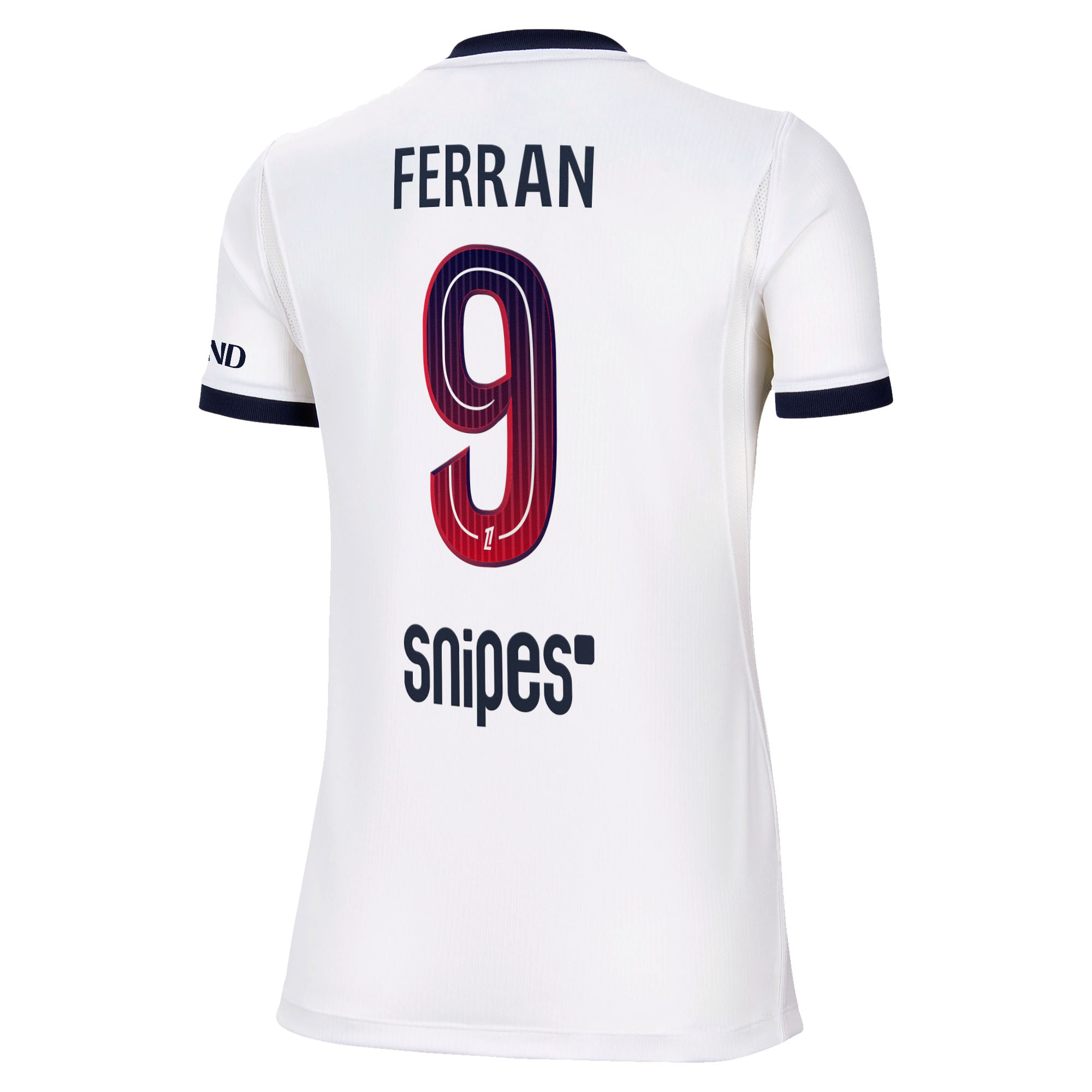 PSG Nike Away Stadium Shirt 2026-2027 - Womens with Ferran 9 printing, , rebel_hi-res