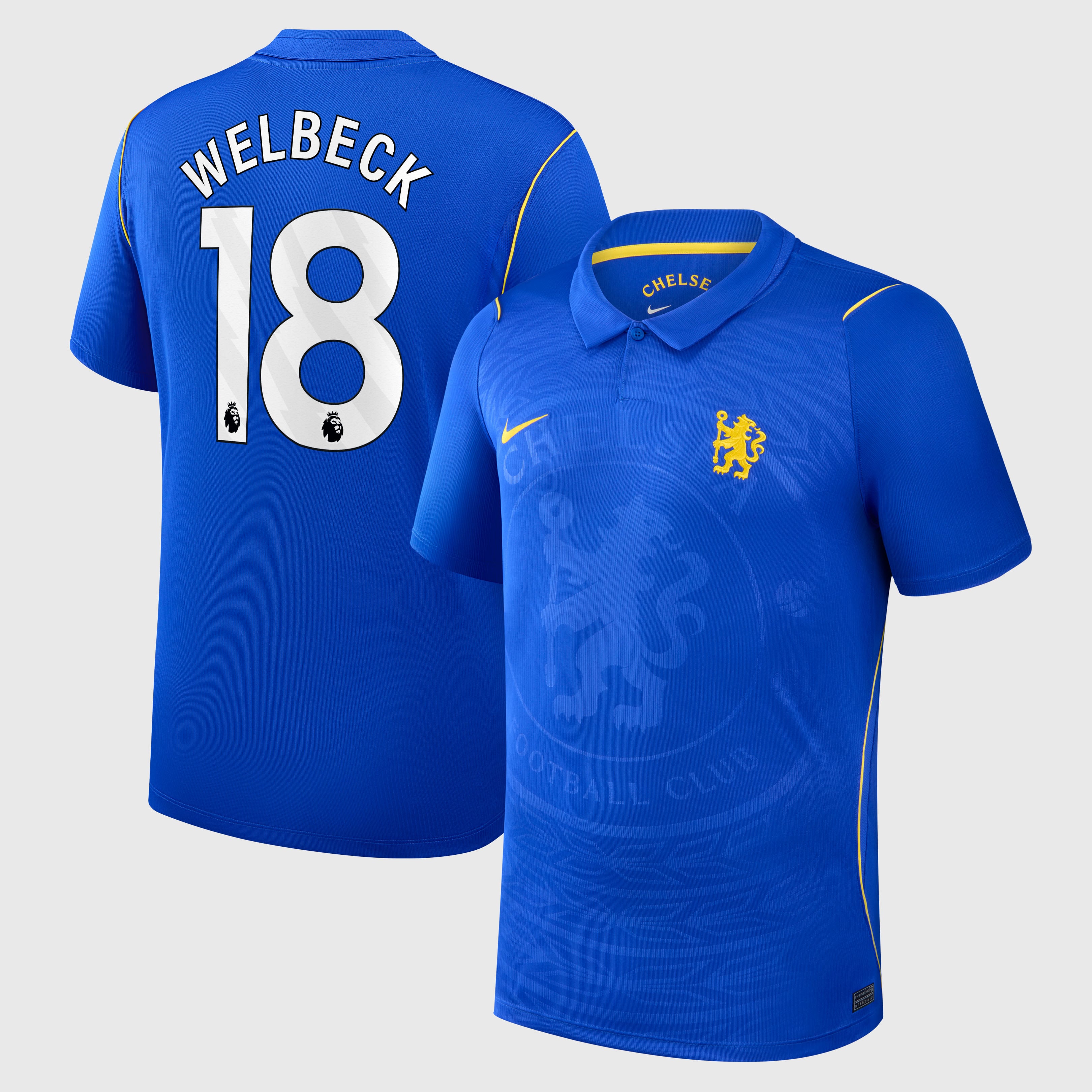 Chelsea Nike Home Stadium Shirt 2026-27 with Welbeck 18 printing, , rebel_hi-res