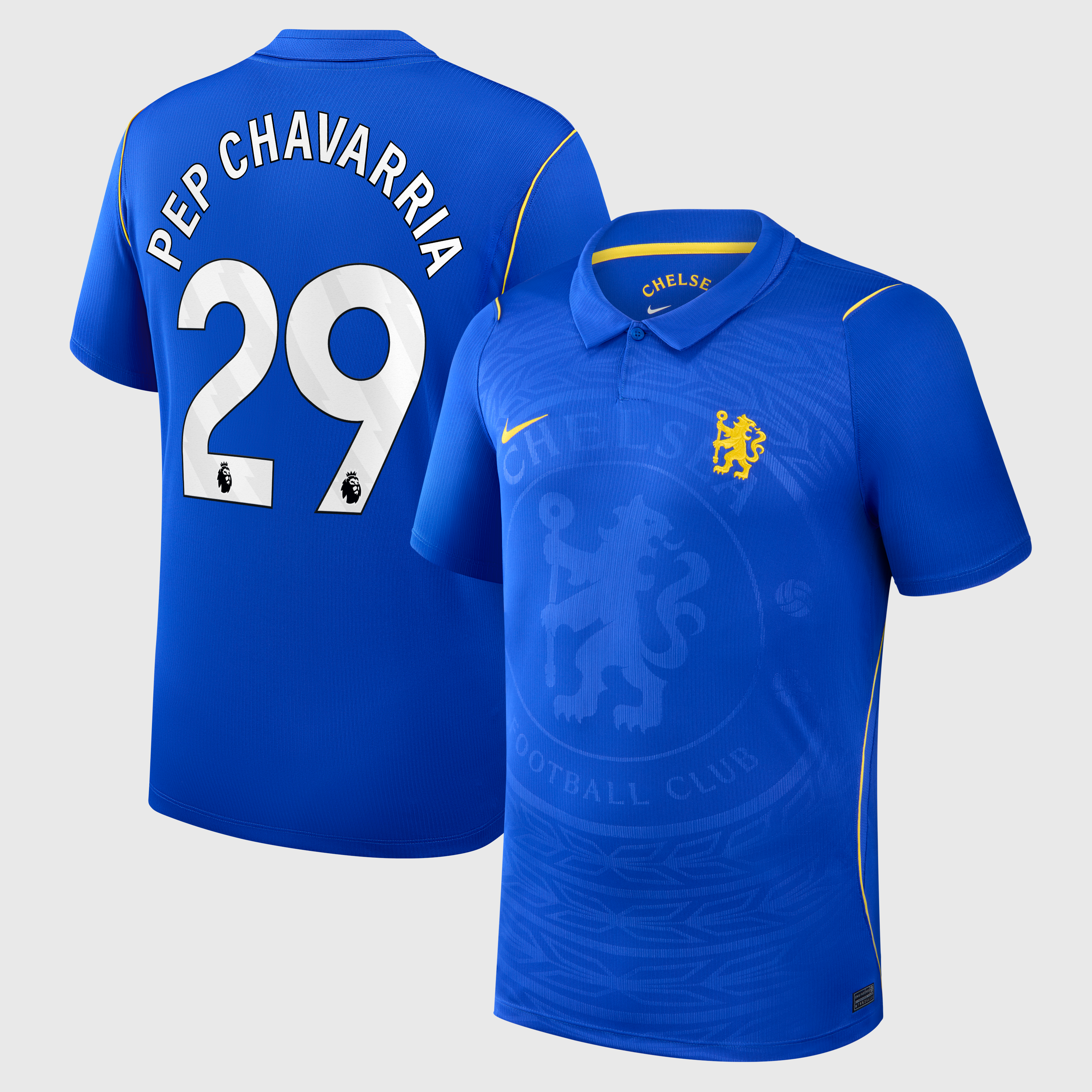 Chelsea Nike Home Stadium Shirt 2026-27 with Pep Chavarria 29 printing
