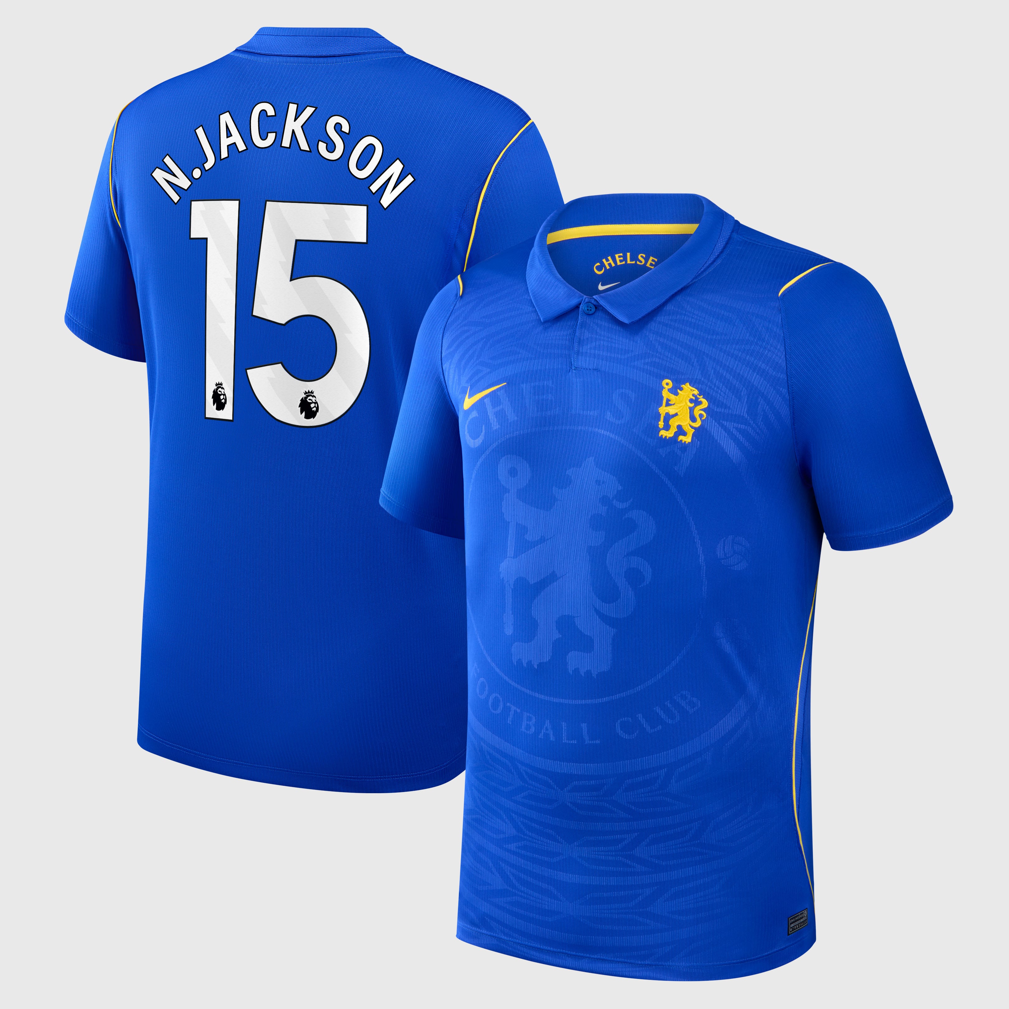 Chelsea Nike Home Stadium Shirt 2026-27 with N.Jackson 15 printing