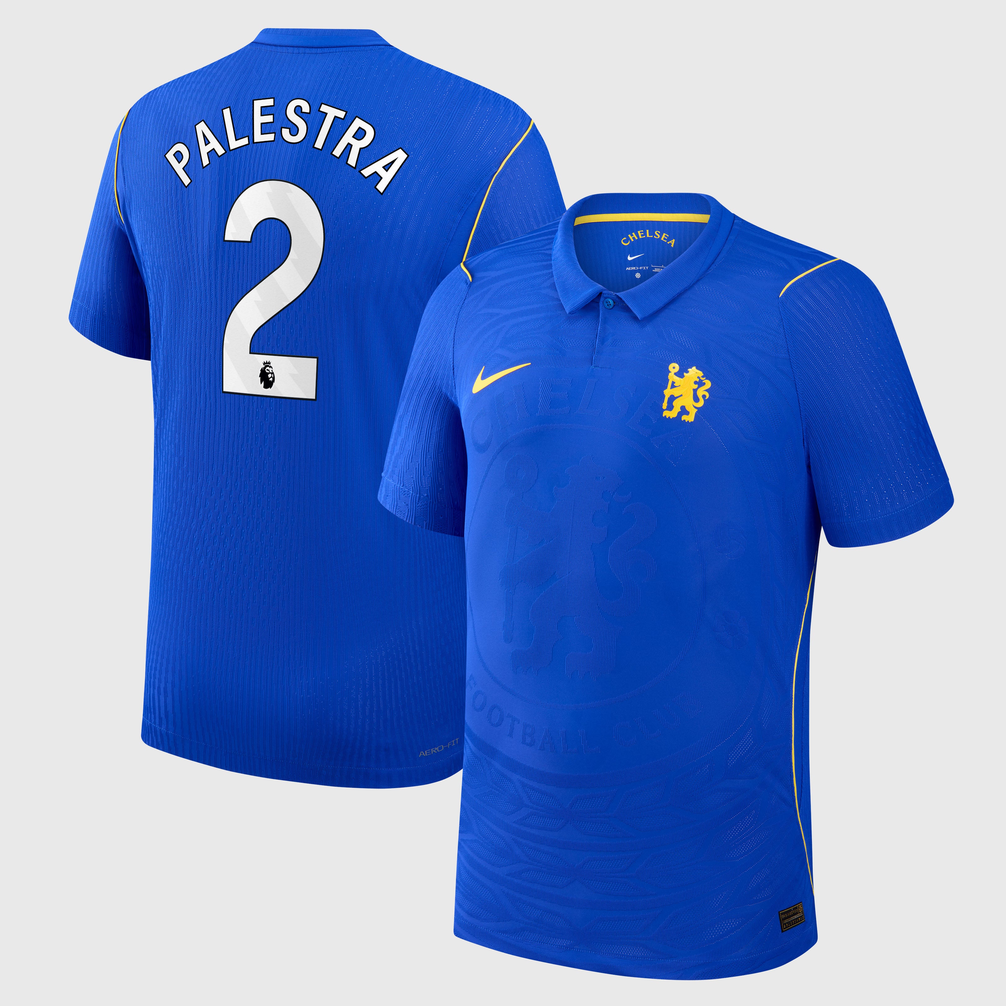 Chelsea Nike Home Aero-FIT Match Shirt 2026-27 - Kids with Palestra 2 printing, , rebel_hi-res