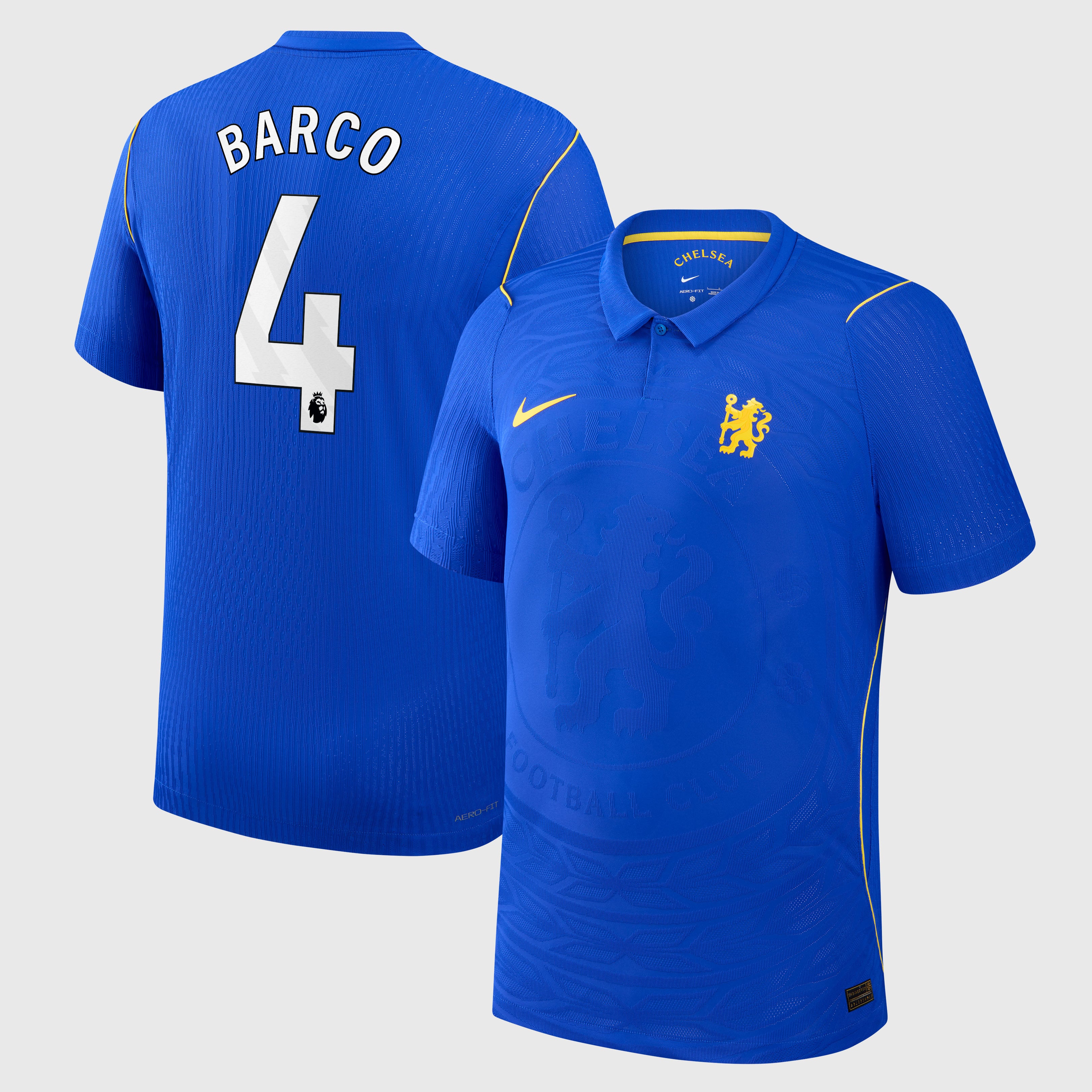 Chelsea Nike Home Aero-FIT Match Shirt 2026-27 - Kids with Barco 4 printing, , rebel_hi-res