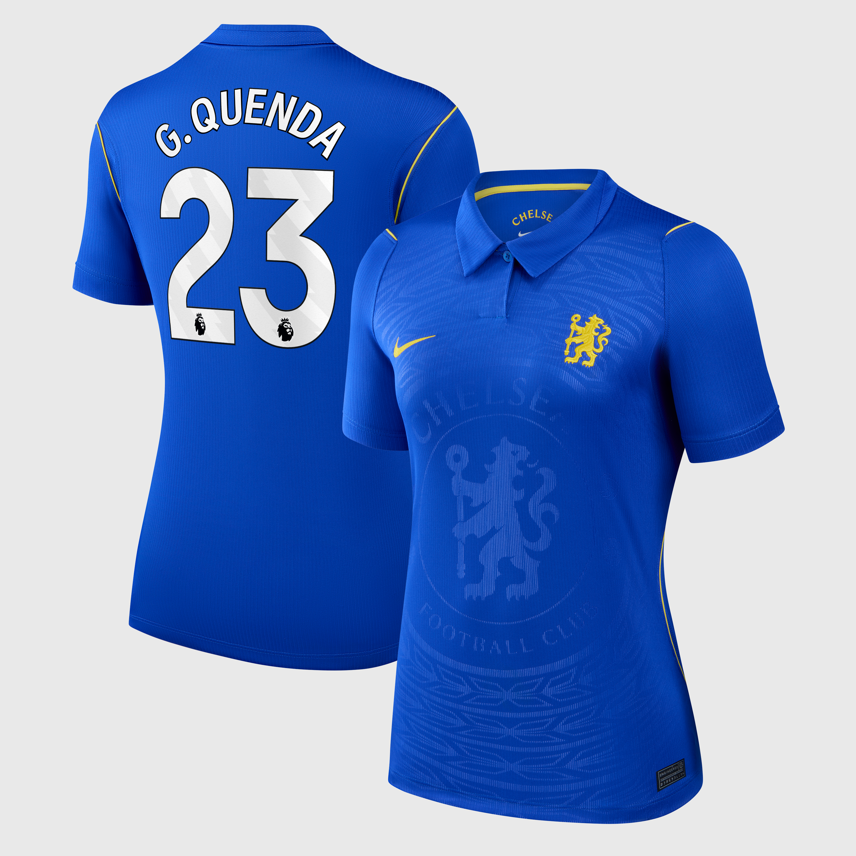 Chelsea Nike Home Stadium Shirt 2026-27 - Womens with G.Quenda 23 printing, , rebel_hi-res