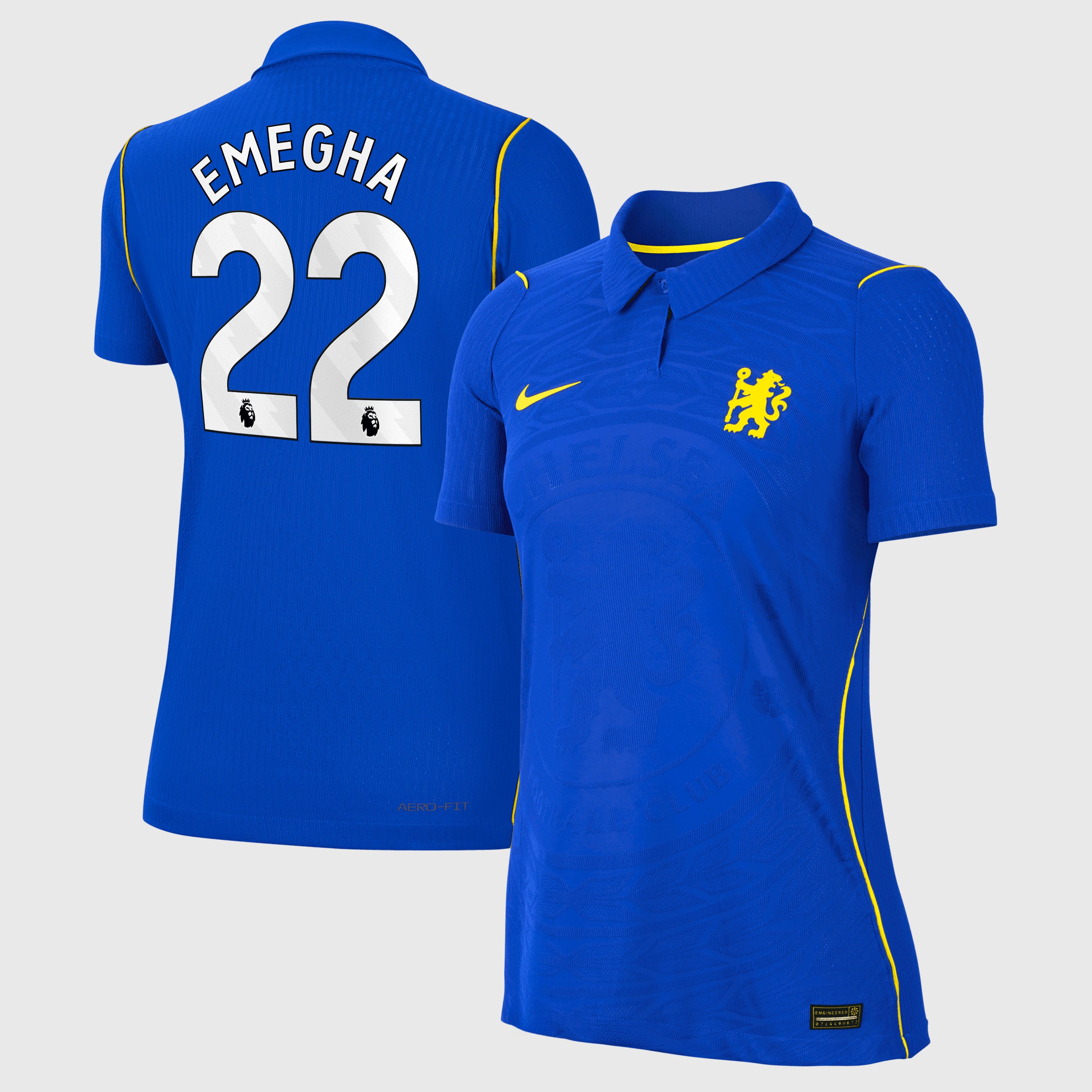Chelsea Nike Home Aero-FIT Match Shirt 2026-27 - Womens with Emegha 22 printing, , rebel_hi-res
