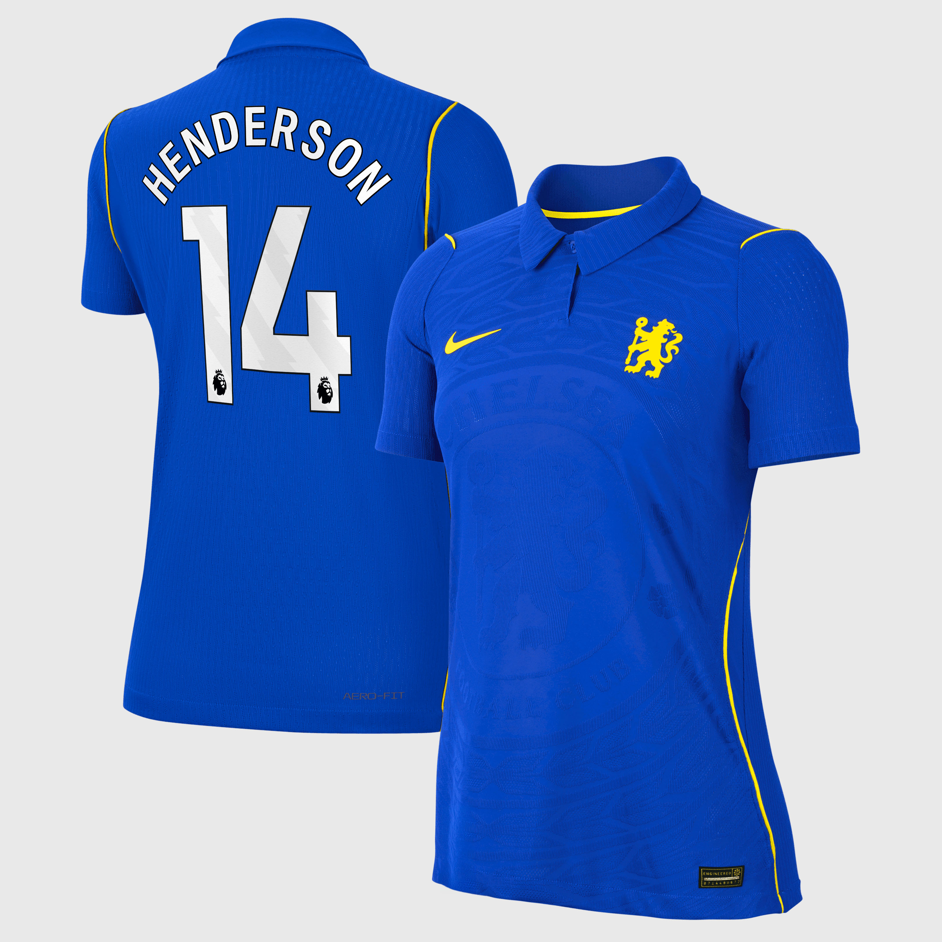 Chelsea Nike Home Aero-FIT Match Shirt 2026-27 - Womens with Henderson 14 printing, , rebel_hi-res