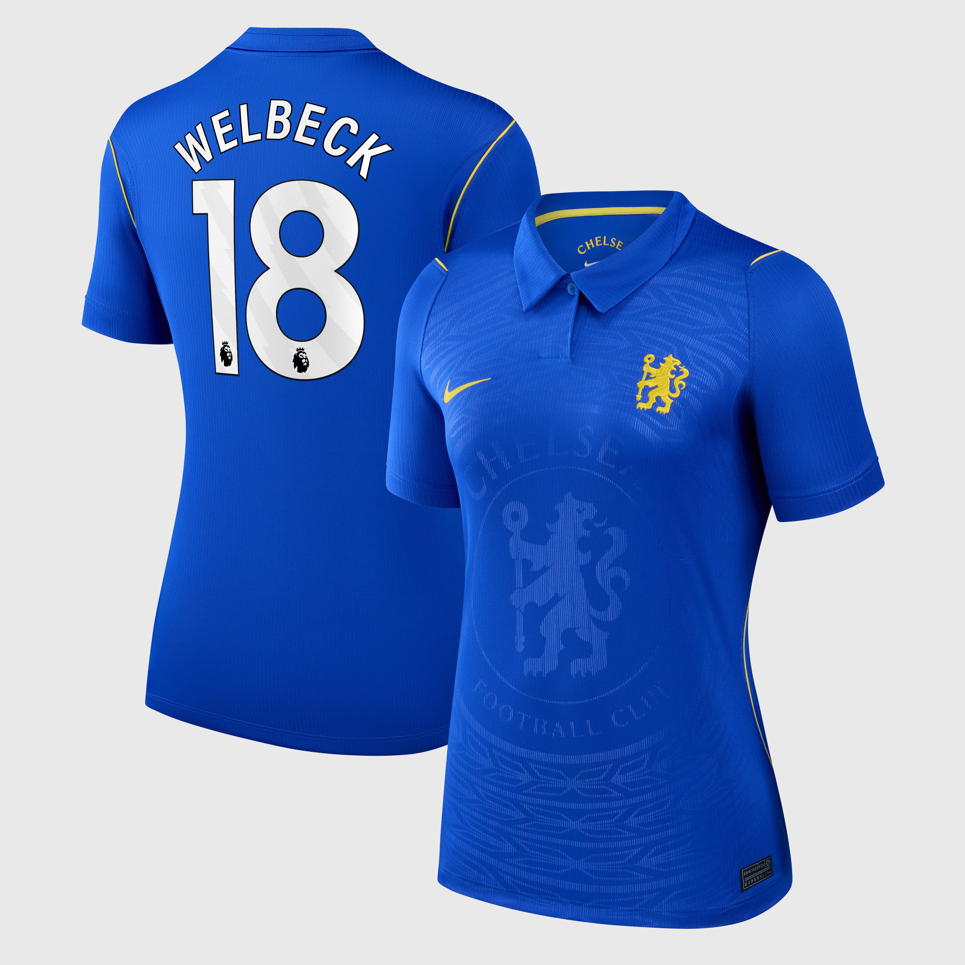 Chelsea Nike Home Stadium Shirt 2026-27 - Womens with Welbeck 18 printing, , rebel_hi-res