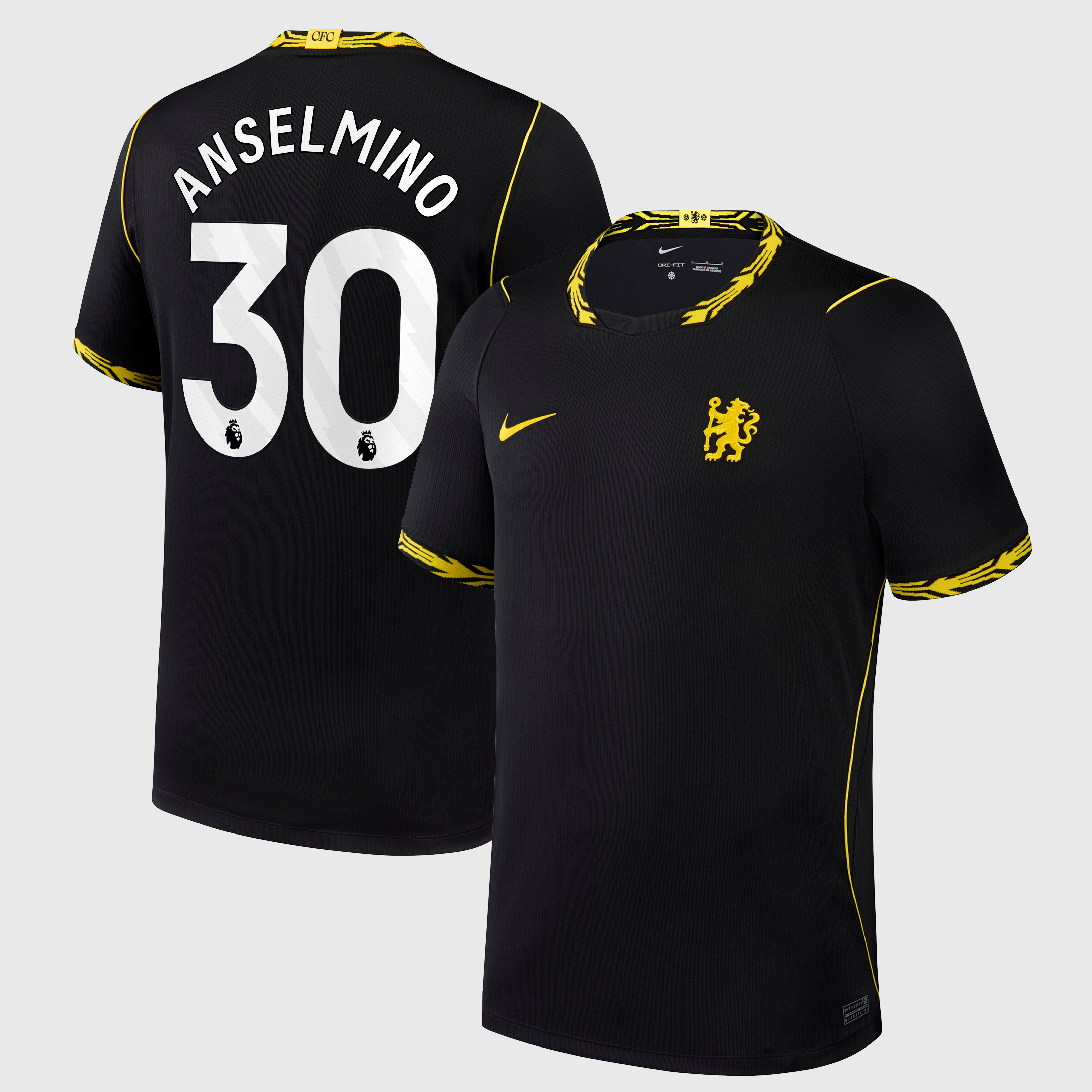Chelsea Nike Away Stadium Shirt 2026-27 with Anselmino 30 printing, , rebel_hi-res