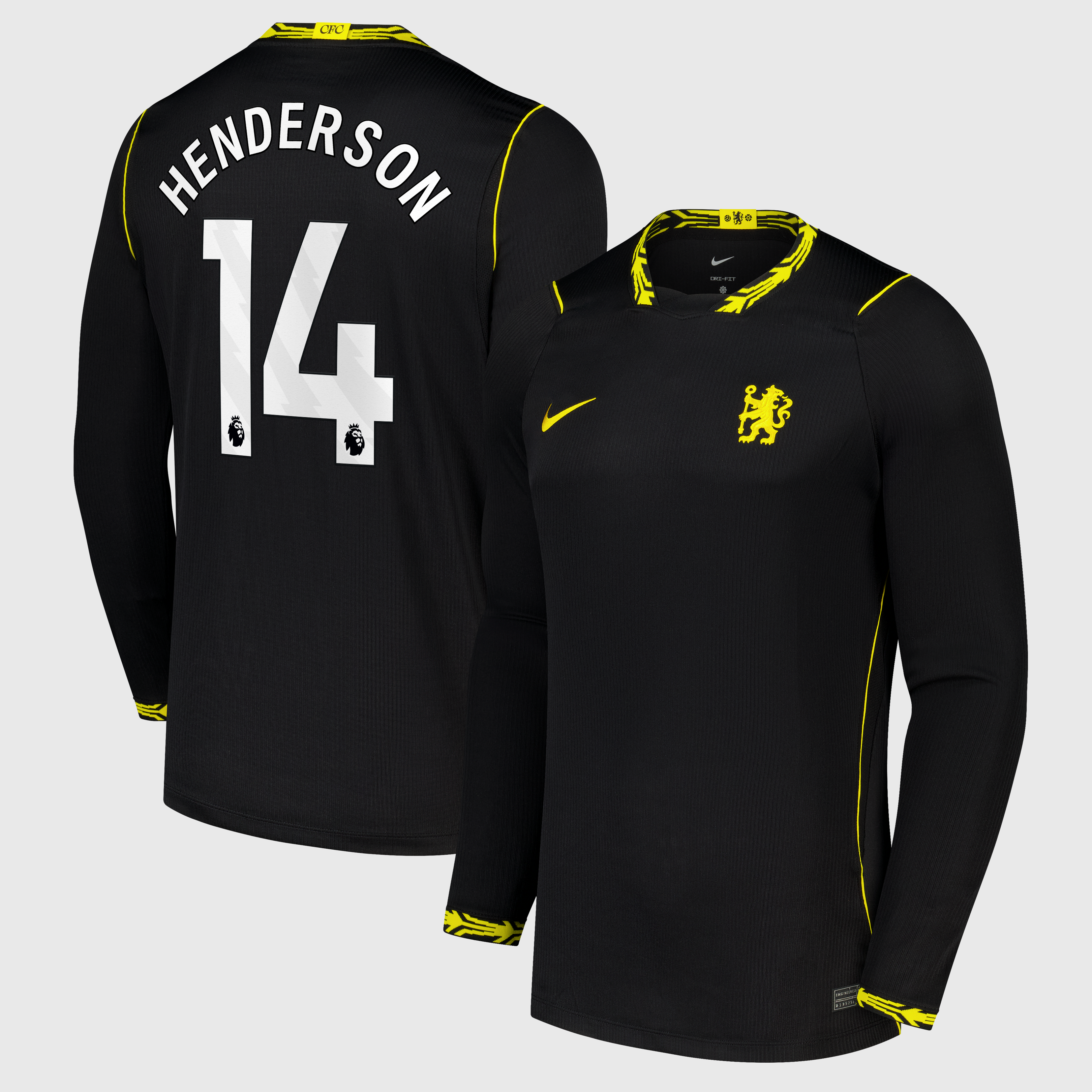 Chelsea Nike Away Stadium Shirt 2026-27 - Long Sleeve with Henderson 14 printing, , rebel_hi-res