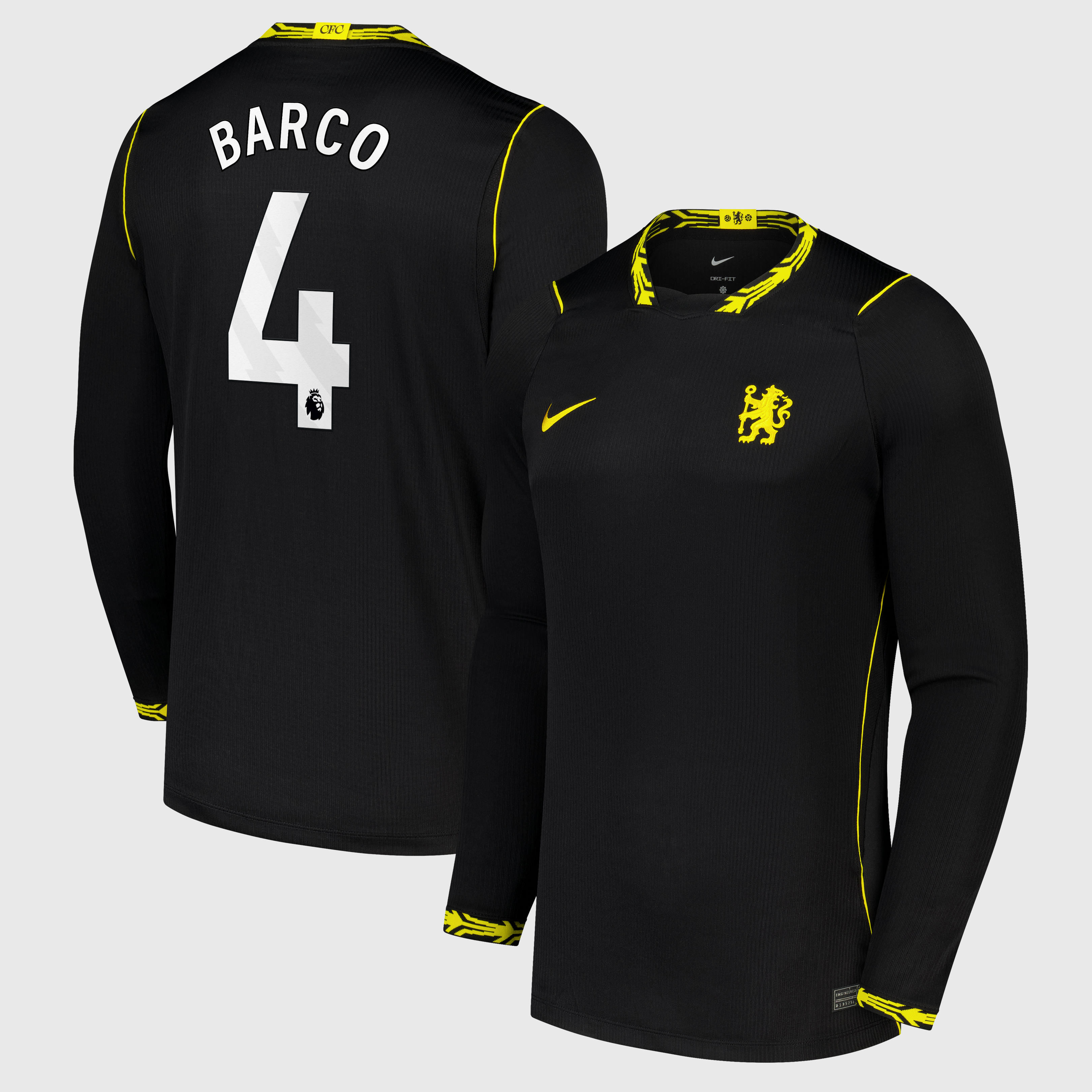 Chelsea Nike Away Stadium Shirt 2026-27 - Long Sleeve with Barco 4 printing, , rebel_hi-res
