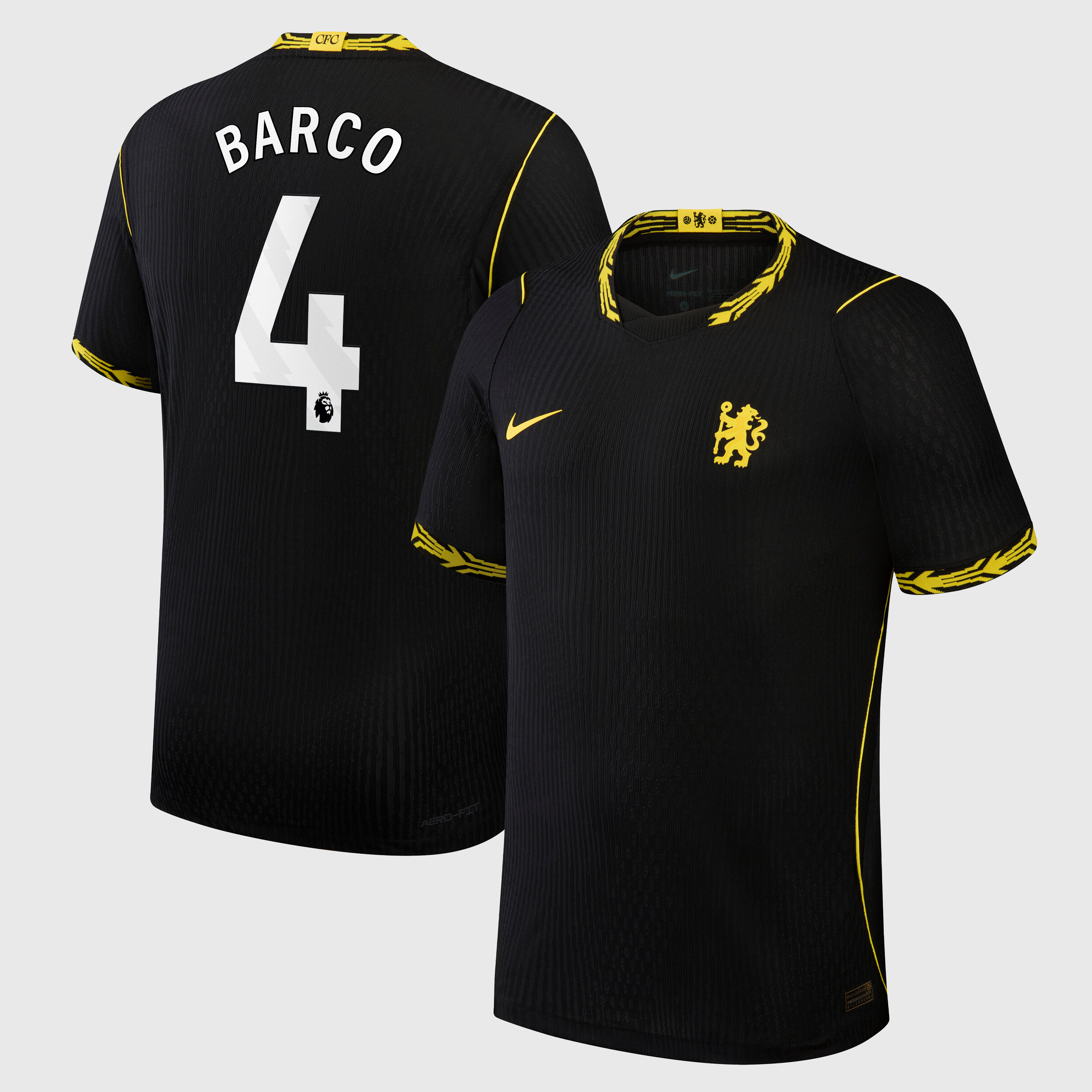 Chelsea Nike Away Aero-FIT Match Shirt 2026-27 with Barco 4 printing, , rebel_hi-res