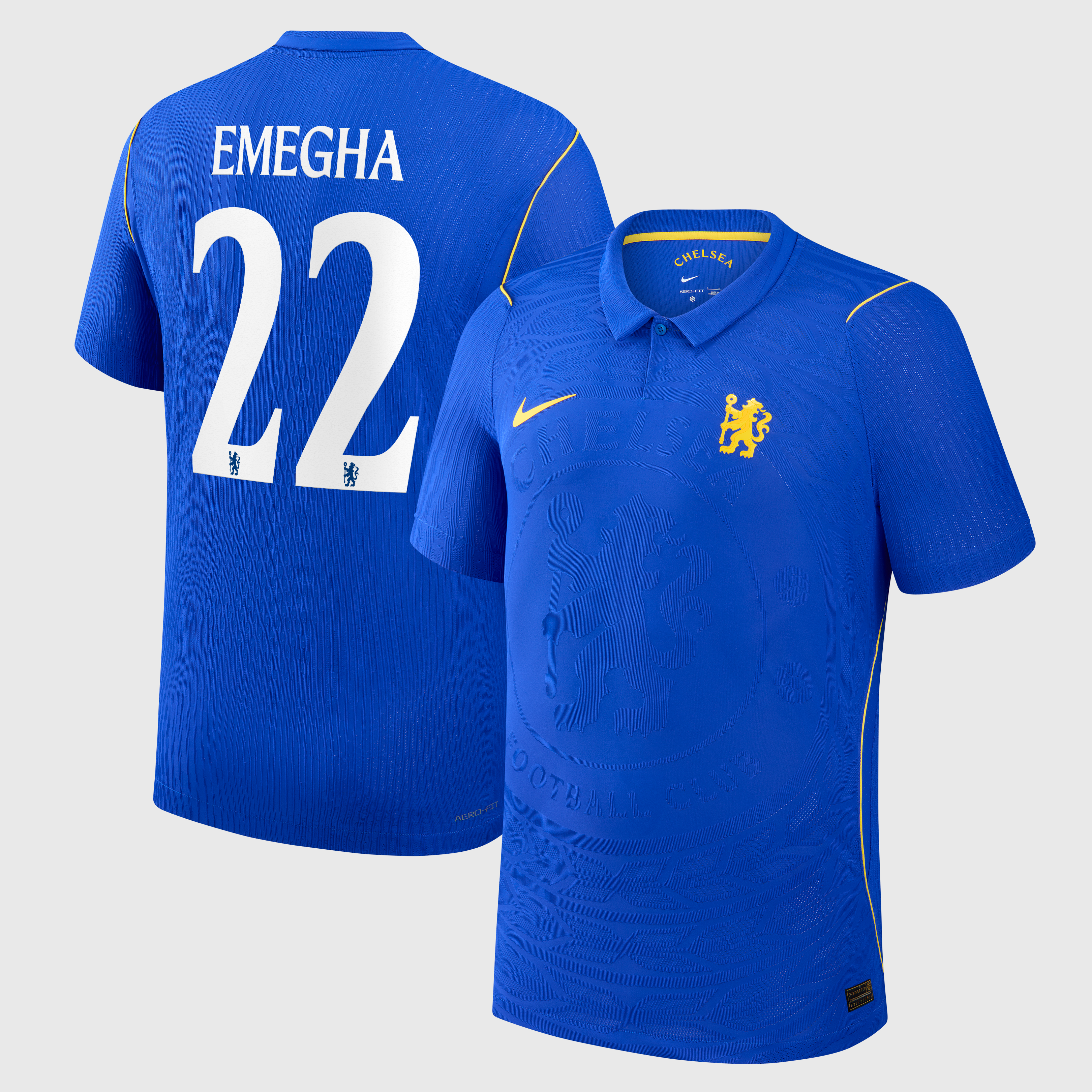 Chelsea Cup Nike Home Aero-FIT Match Shirt 2026-27 with Emegha 22 printing, , rebel_hi-res