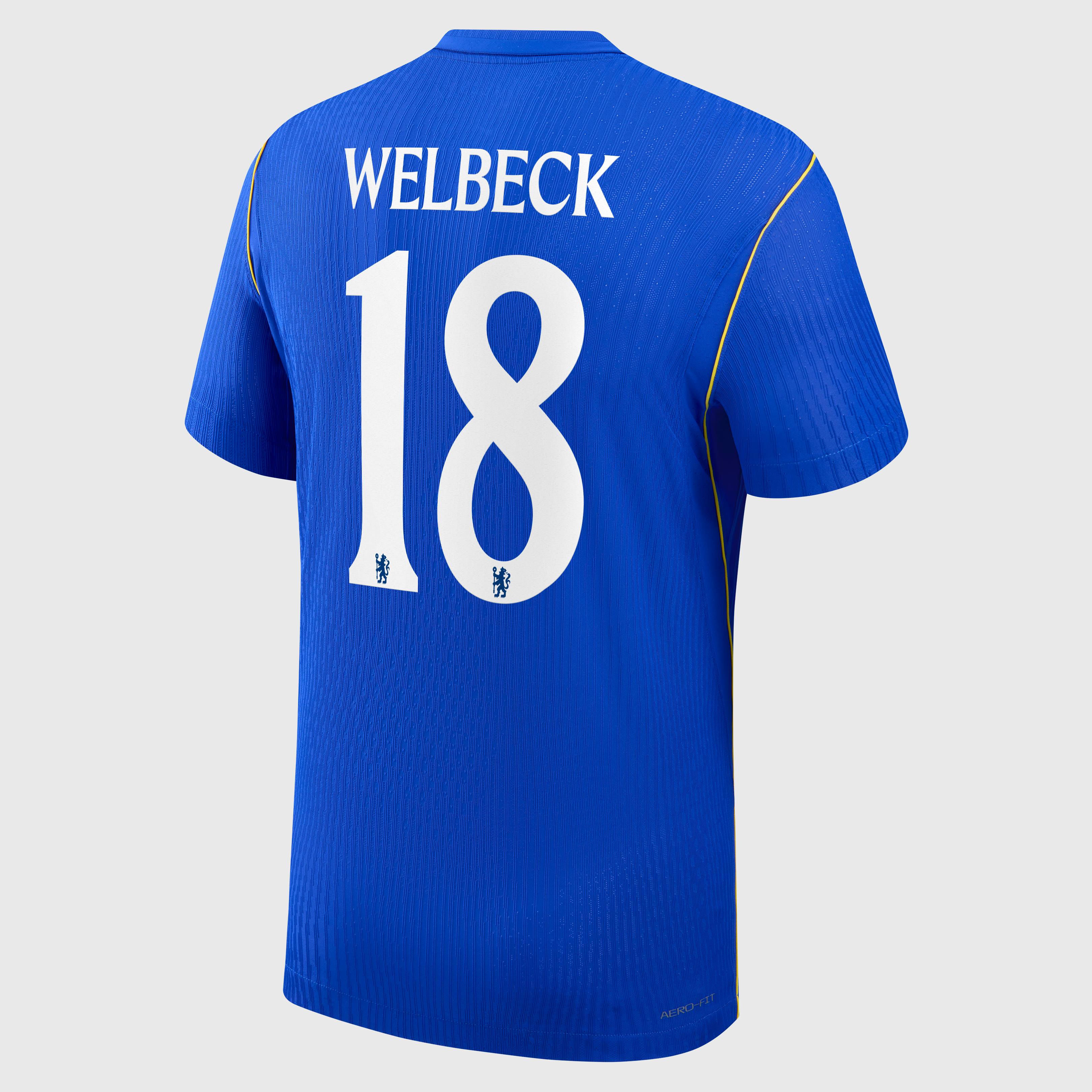 Chelsea Cup Nike Home Aero-FIT Match Shirt 2026-27 with Welbeck 18 printing, , rebel_hi-res