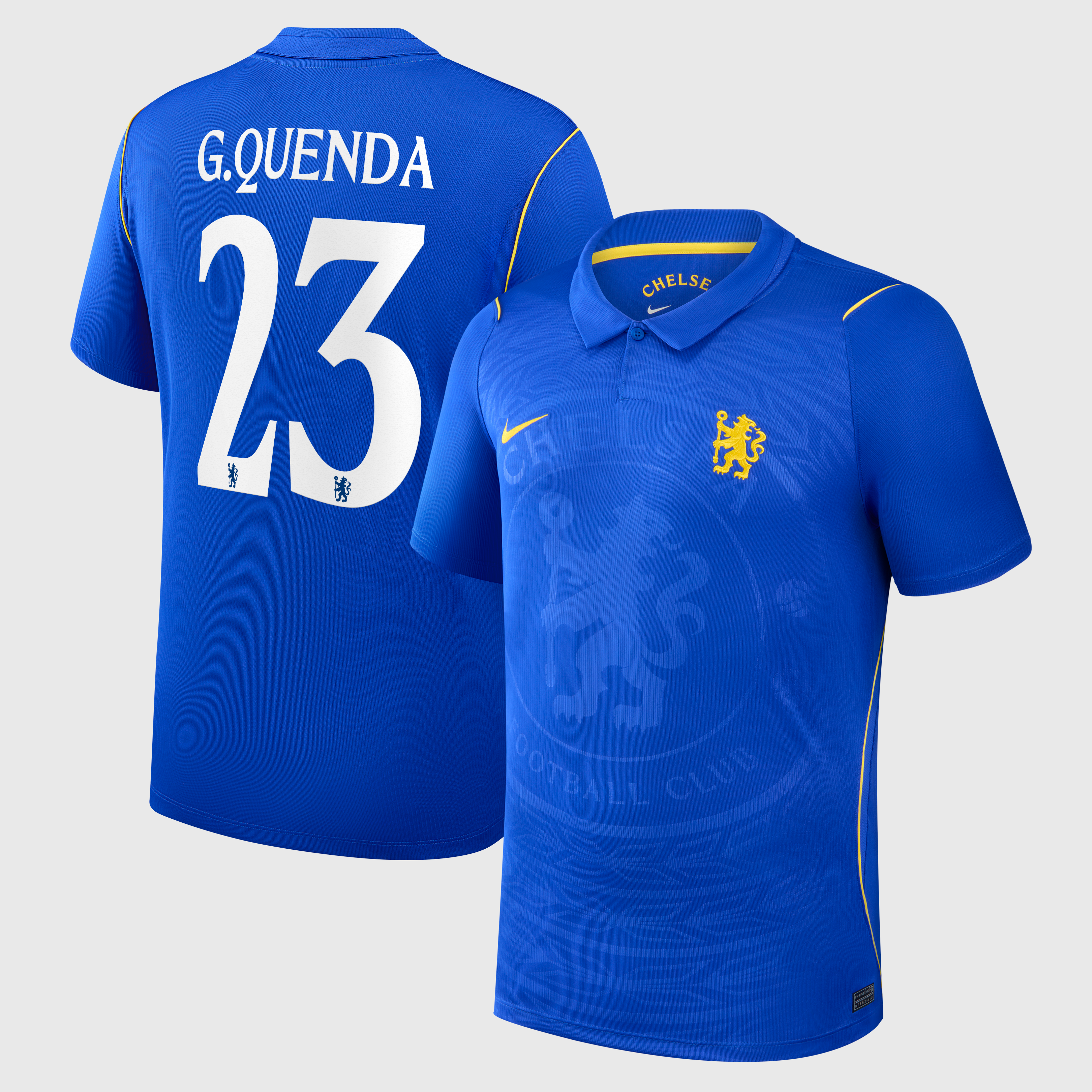 Chelsea Cup Nike Home Stadium Shirt 2026-27 with G.Quenda 23 printing