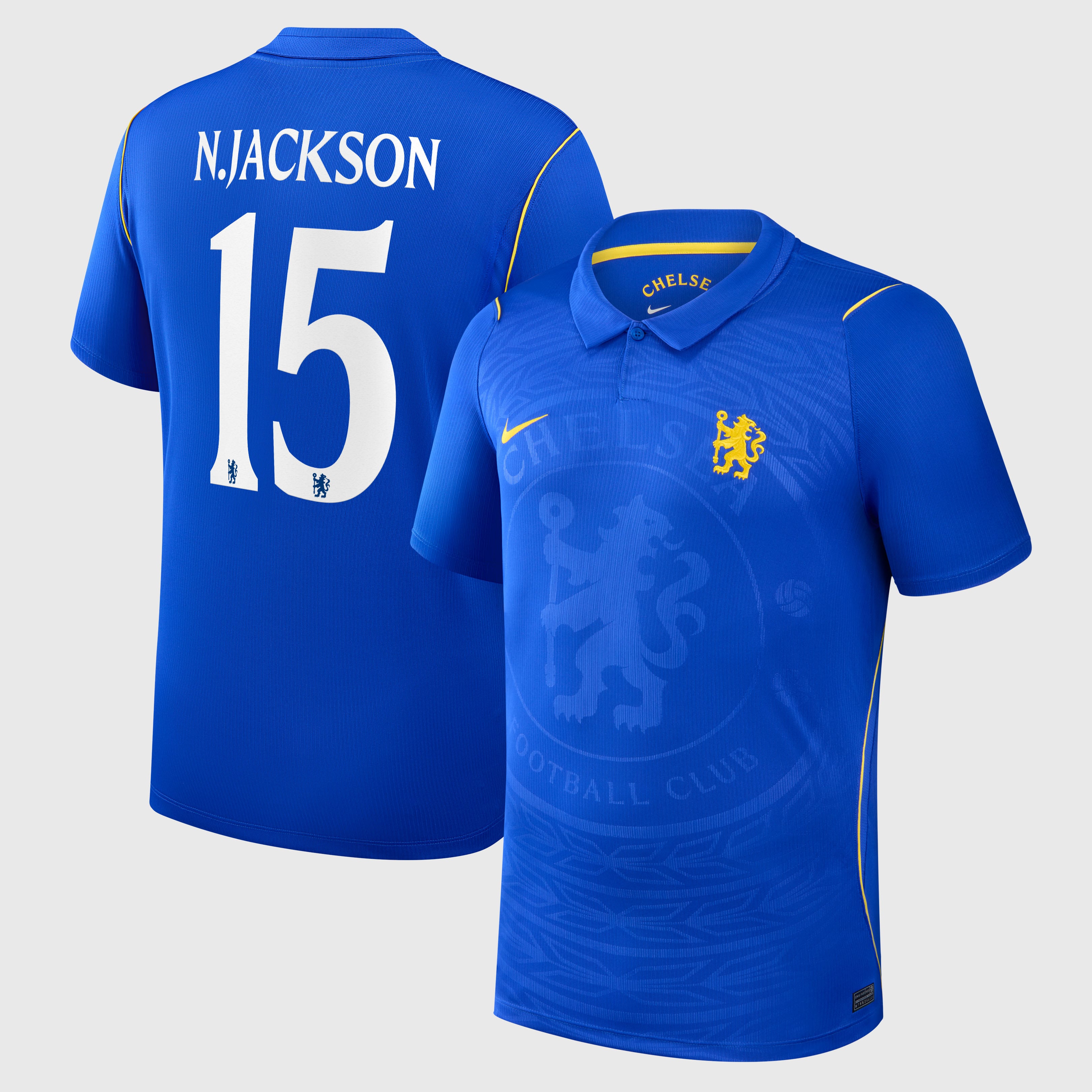 Chelsea Cup Nike Home Stadium Shirt 2026-27 with N.Jackson 15 printing