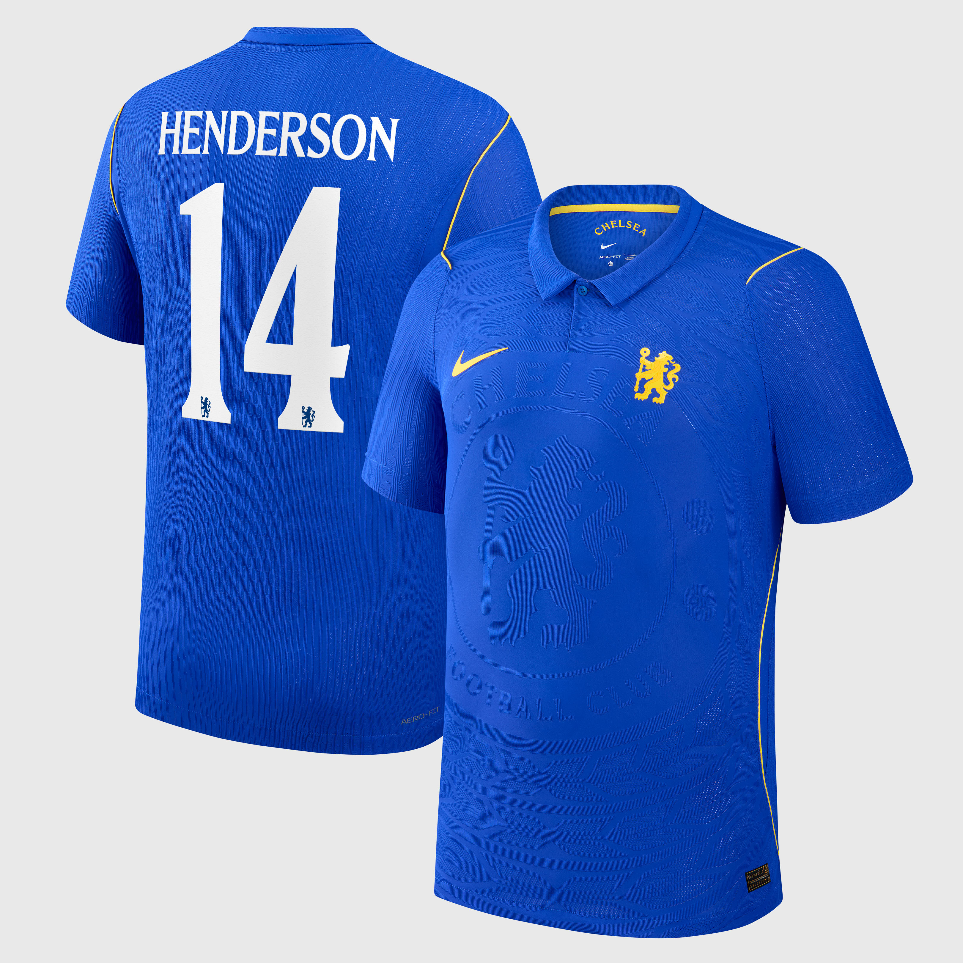 Chelsea Cup Nike Home Aero-FIT Match Shirt 2026-27 - Kids with Henderson 14 printing, , rebel_hi-res