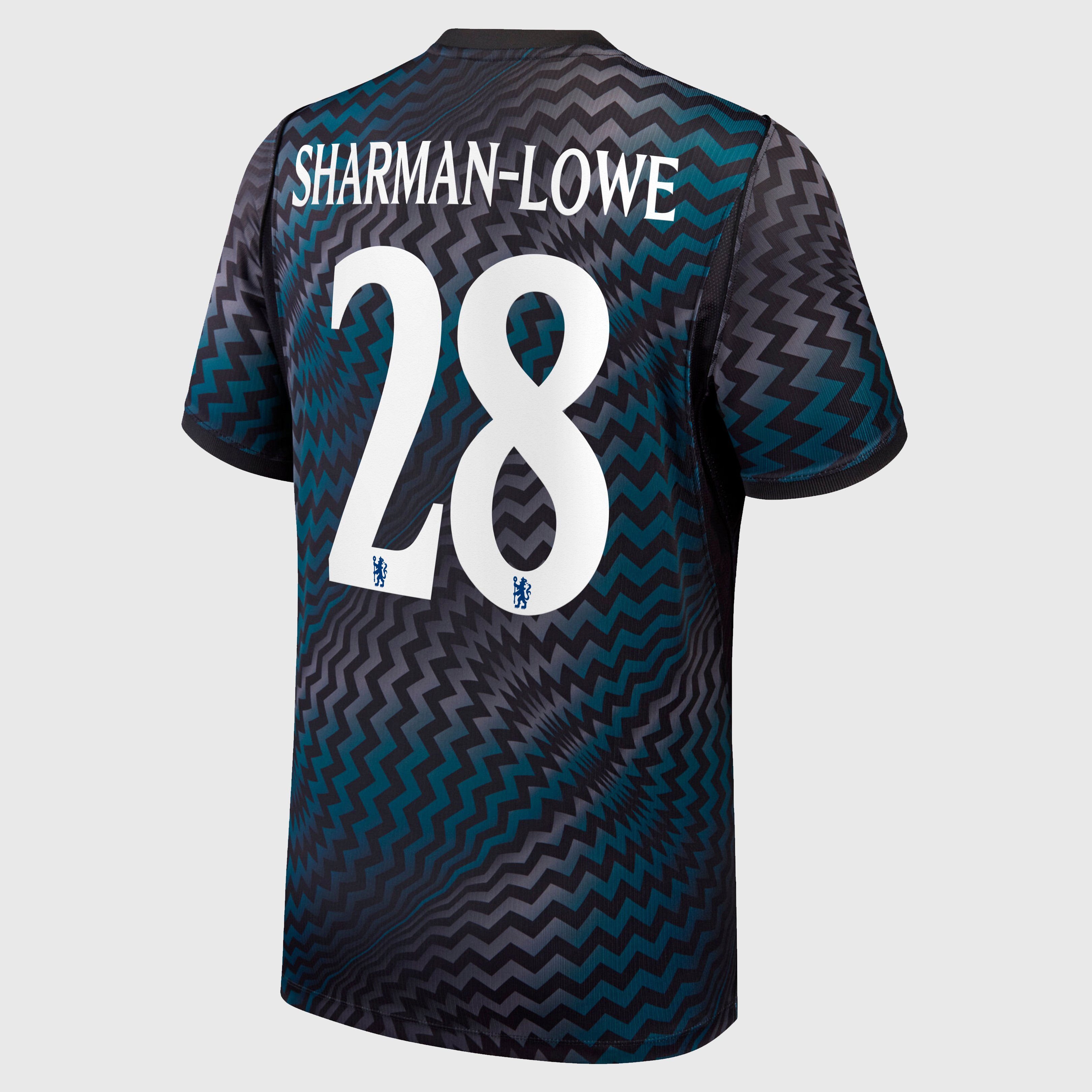 Chelsea Cup Nike Goalkeeper Stadium Shirt 2026-27 with Sharman-Lowe 28 printing, , rebel_hi-res