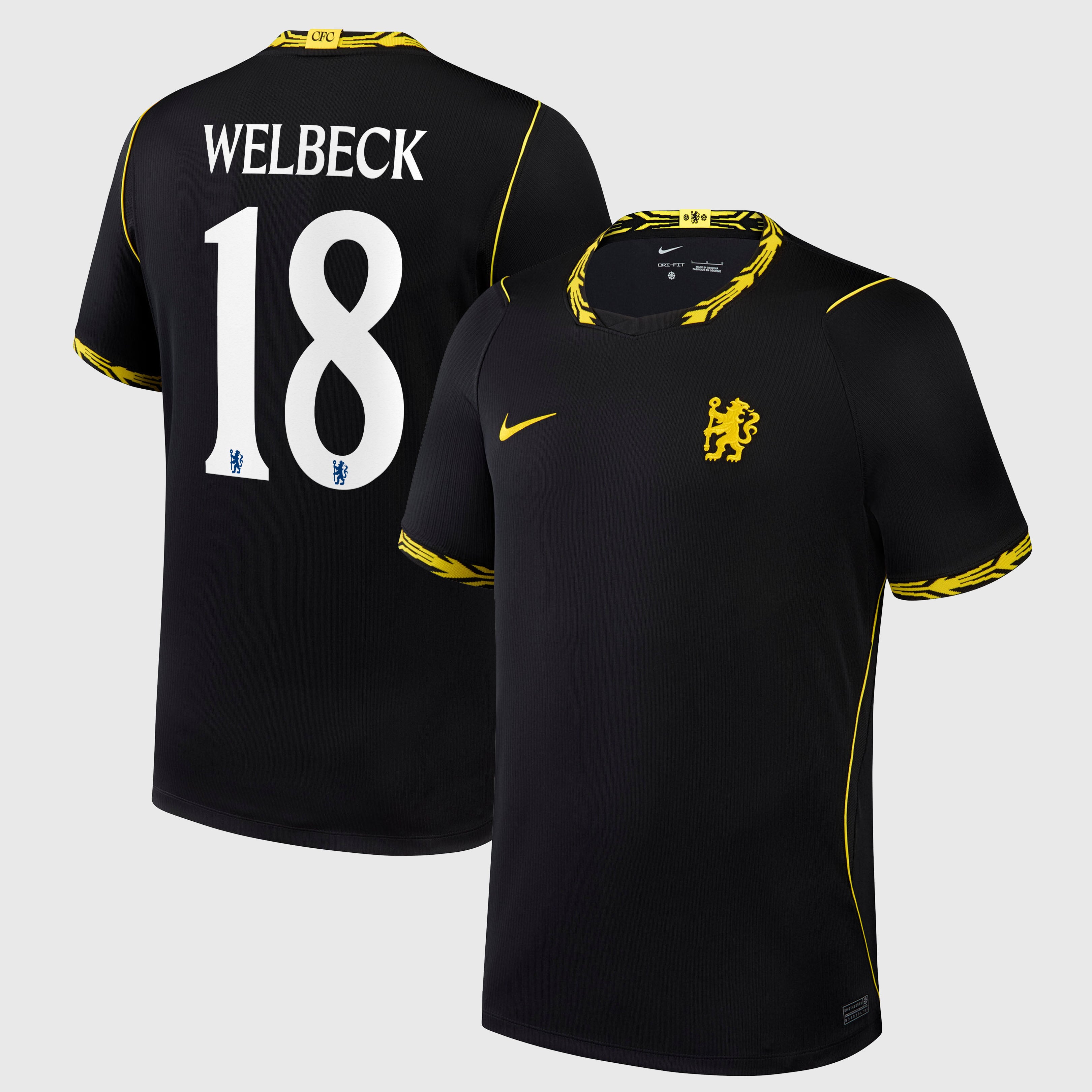 Chelsea Cup Nike Away Stadium Shirt 2026-27 with Welbeck 18 printing, , rebel_hi-res