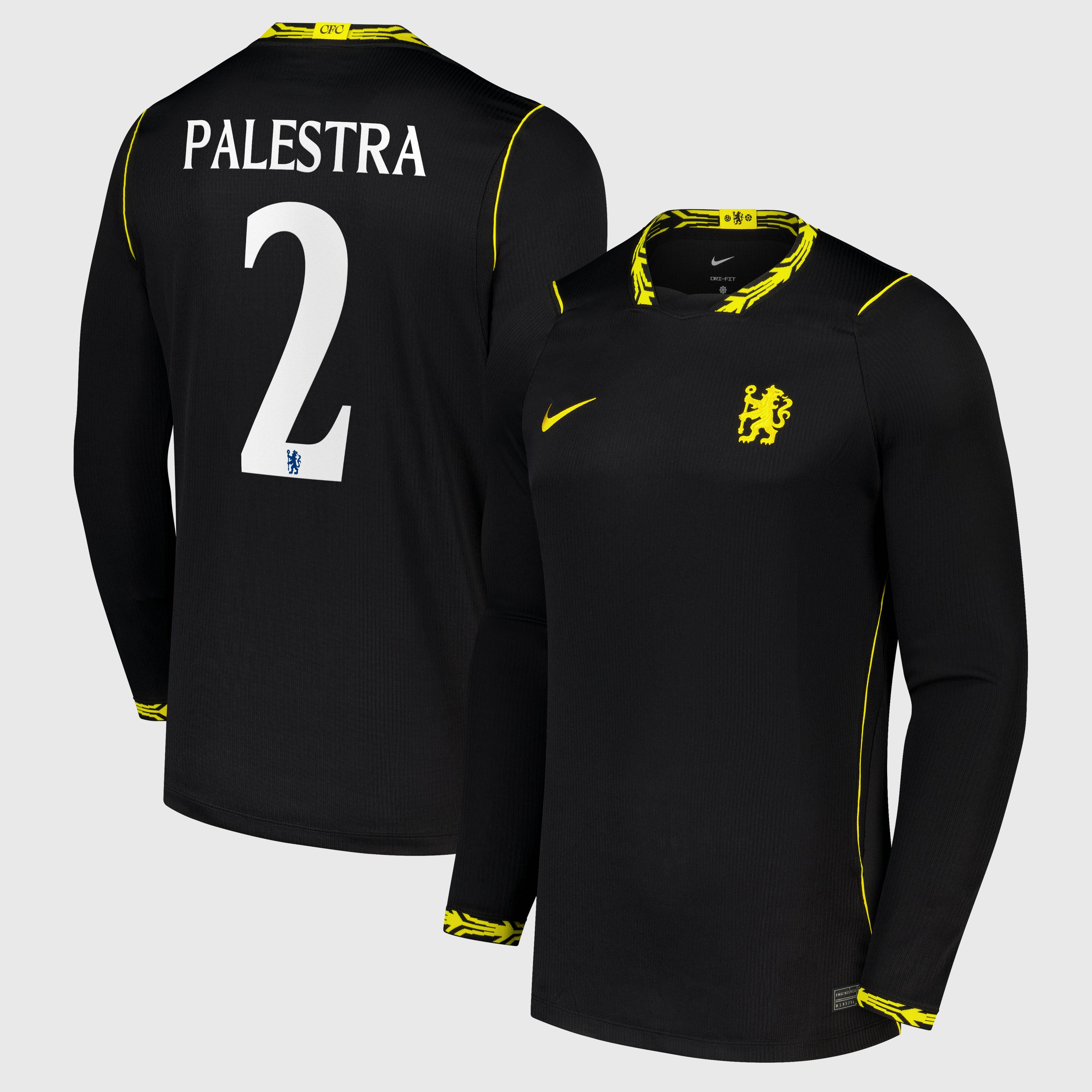 Chelsea Cup Nike Away Stadium Shirt 2026-27 - Long Sleeve with Palestra 2 printing, , rebel_hi-res