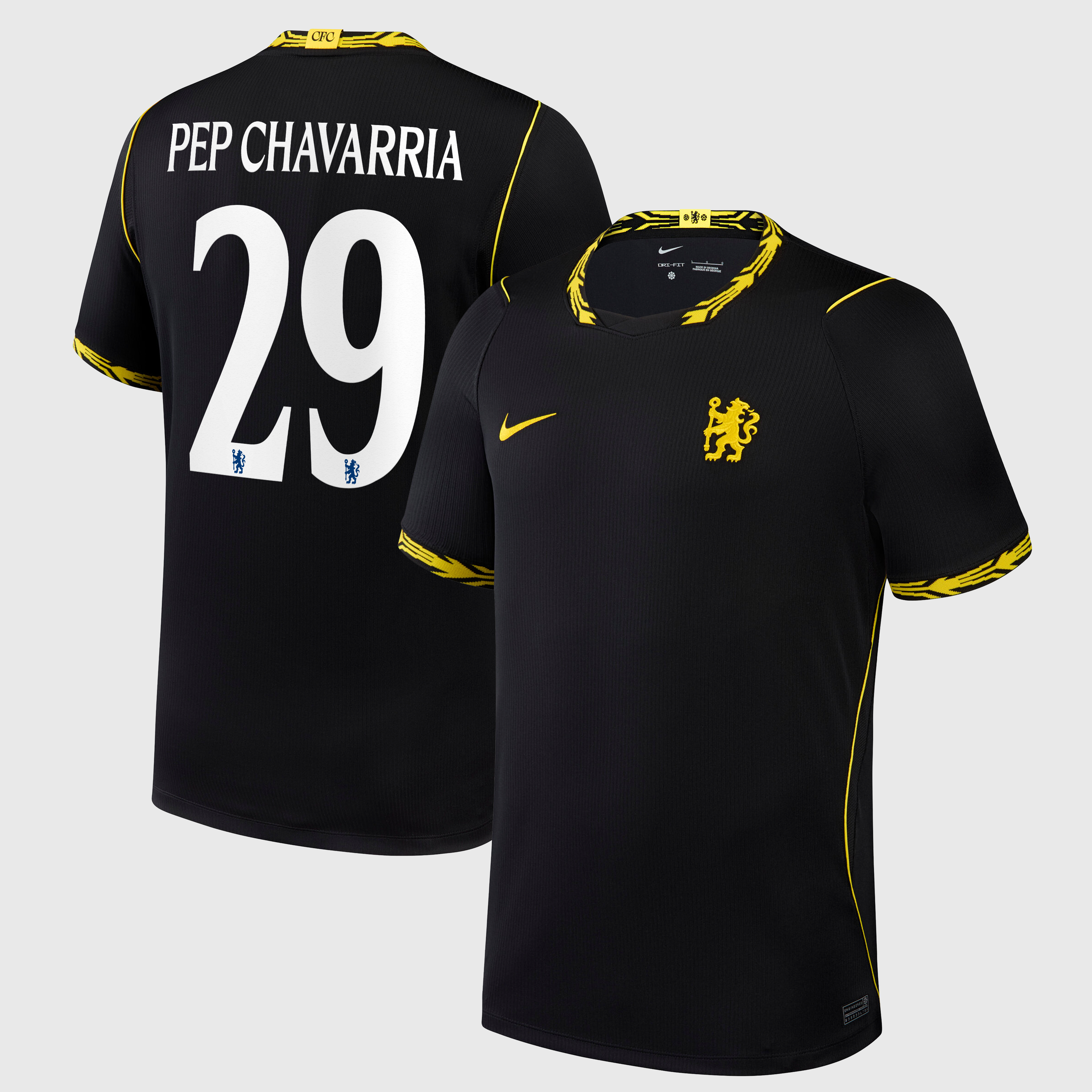 Chelsea Cup Nike Away Stadium Shirt 2026-27 with Pep Chavarria 29 printing