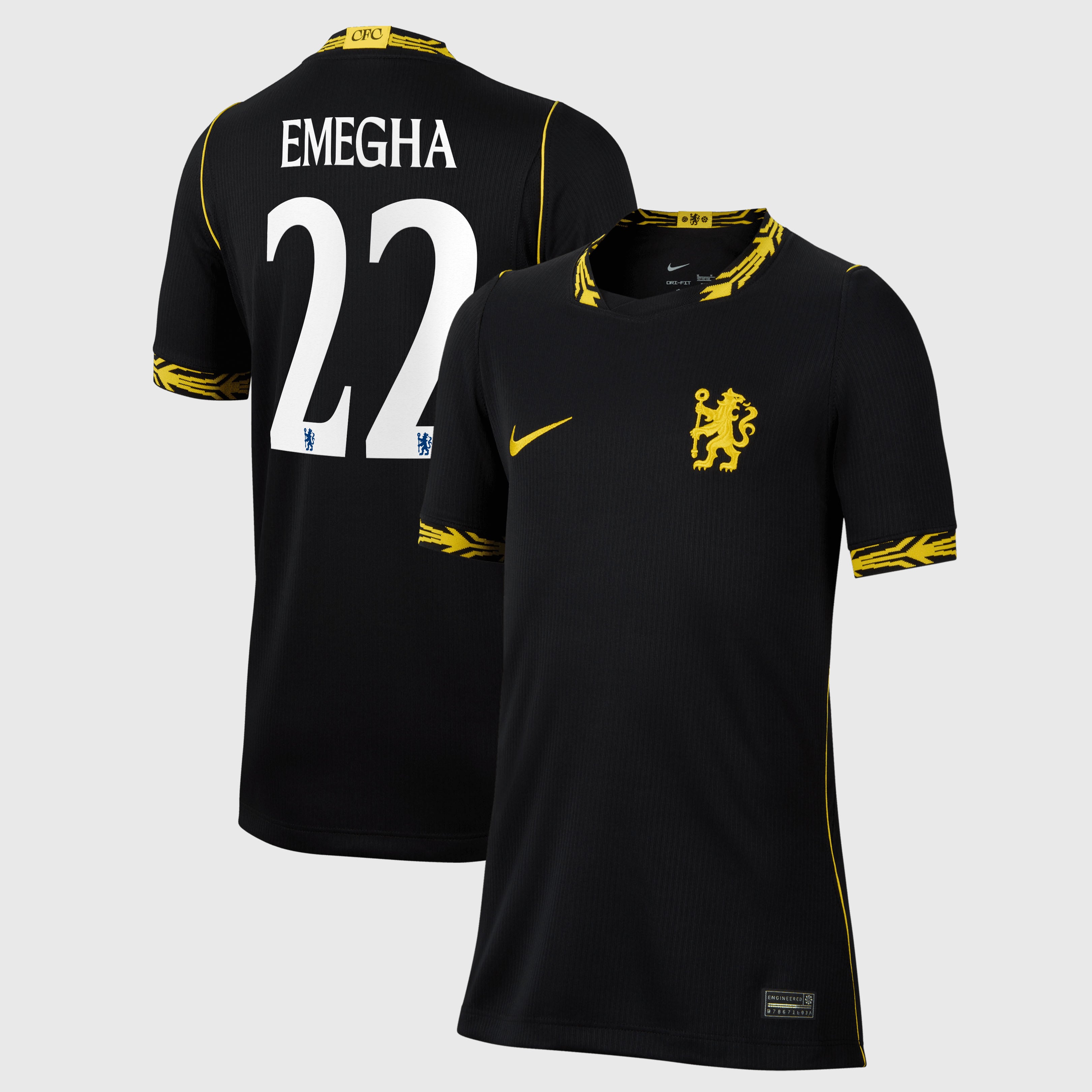 Chelsea Cup Nike Away Stadium Shirt 2026-27 - Kids with Emegha 22 printing, , rebel_hi-res