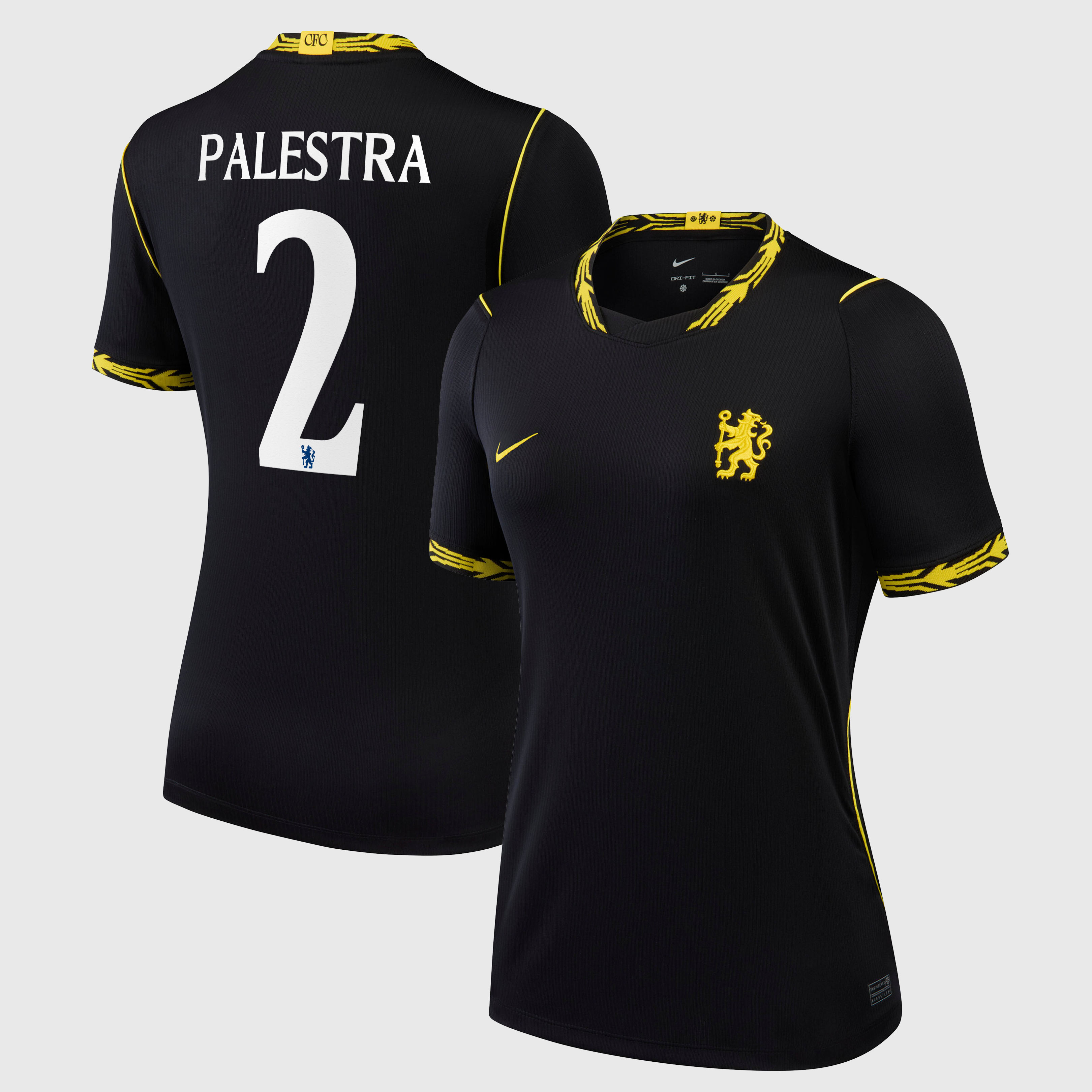 Chelsea Cup Nike Away Stadium Shirt 2026-27 - Womens with Palestra 2 printing, , rebel_hi-res